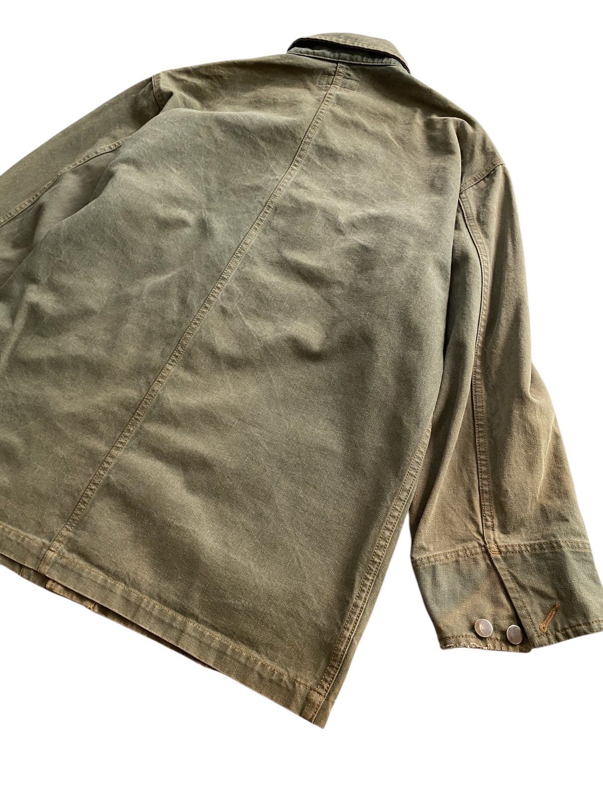 If Six Was Nine × Japanese Brand DOPE🔥Vtg 70s PUNe 🇯🇵 Made Denim 4 Pockets Chore Jacket Size US XL / EU 56 / 4 - 6 Thumbnail
