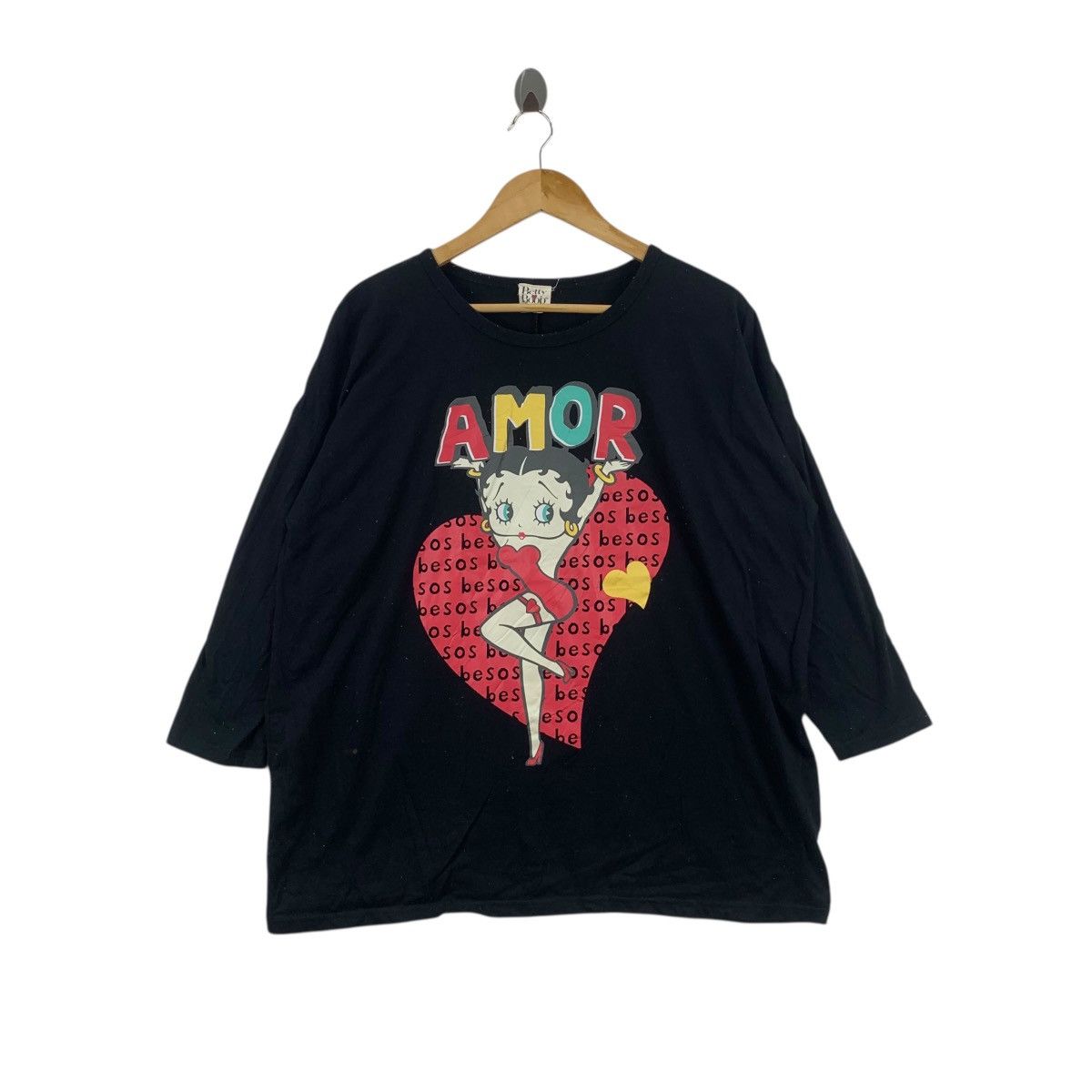 Other BETTY BOOP CARTOON Amor Love Hollywood Tee Shirt Top Long Size XXL / US 16-18 / IT 52-54 - 1 Thumbnail