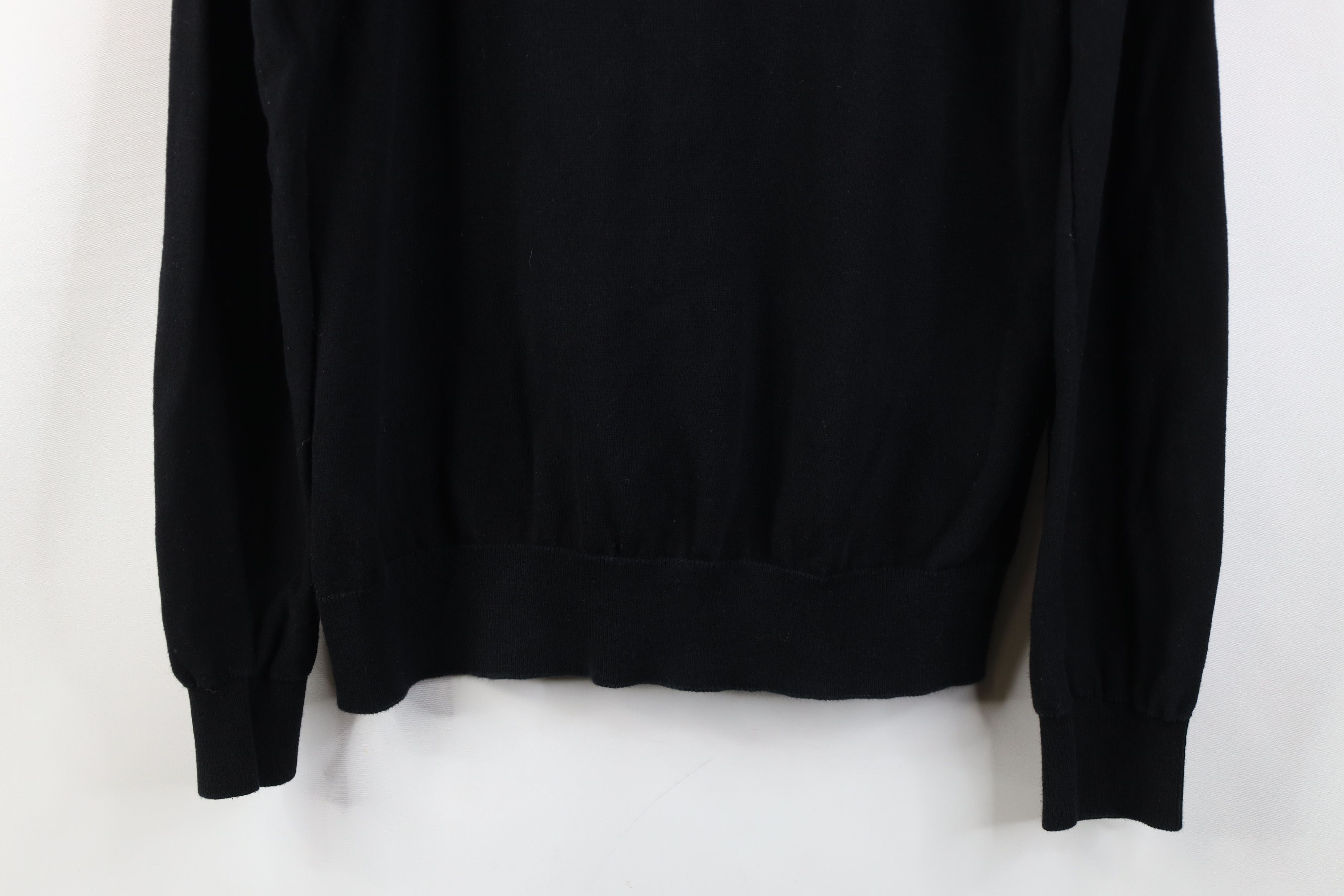 Armani Exchange Armani Exchange Thermal Knit 1/4 Half Zip Sweater Black Size US M / EU 48-50 / 2 - 3 Thumbnail