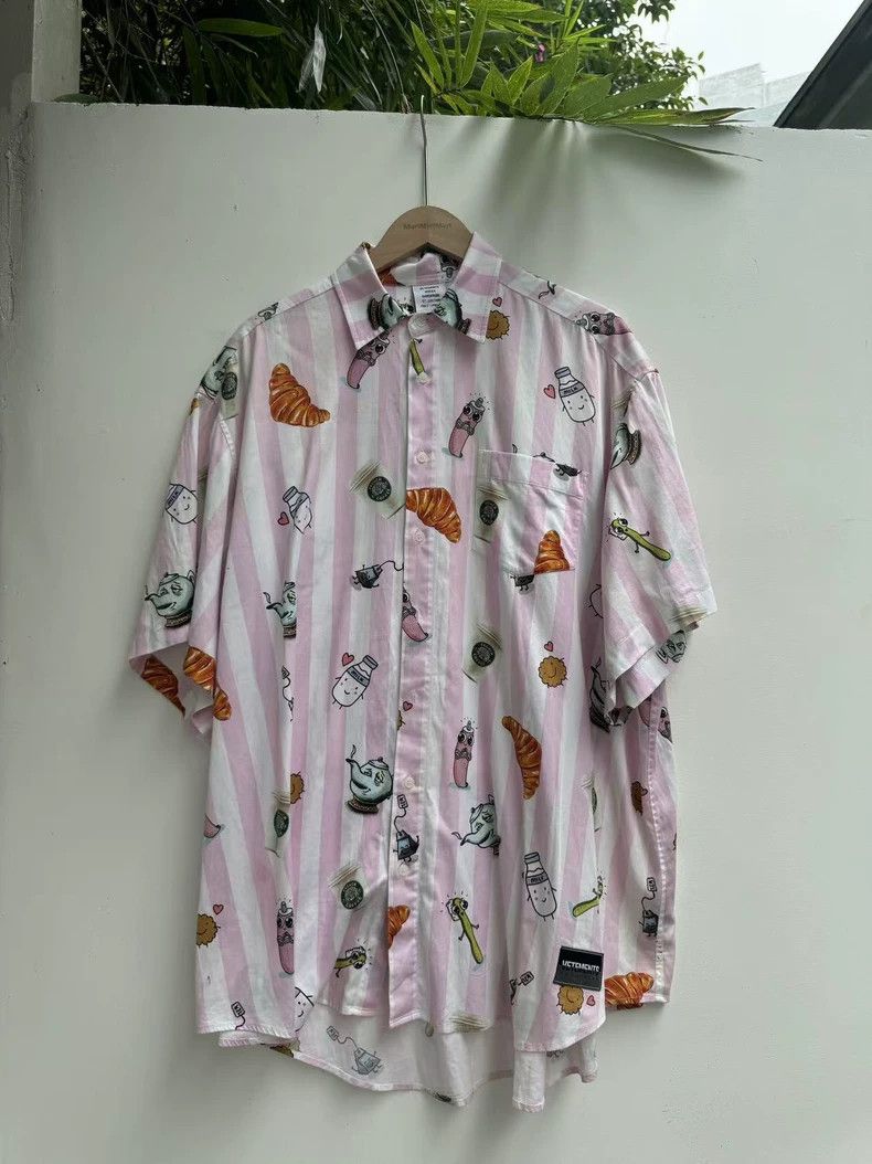 Vetements Vetements 19fw Cartoon Print Short Sleeve Shirt 2502-Nextar Size US M / EU 48-50 / 2 - 1 Thumbnail