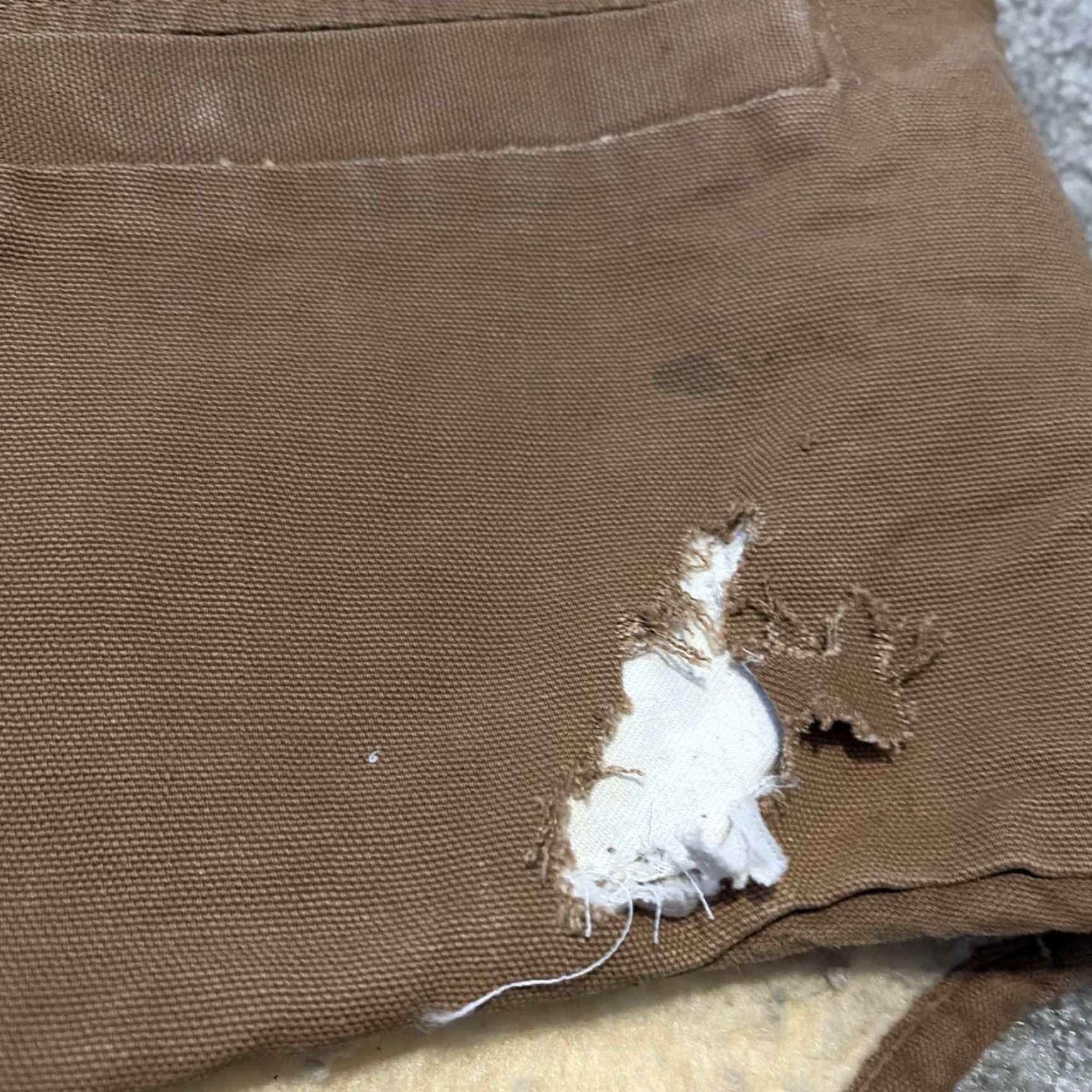Carhartt VINTAGE Carhartt Brown Canvas Sherpa Lined Vest Large Mens 80s Brown Canvas Vest L Size US L / EU 52-54 / 3 - 7 Thumbnail