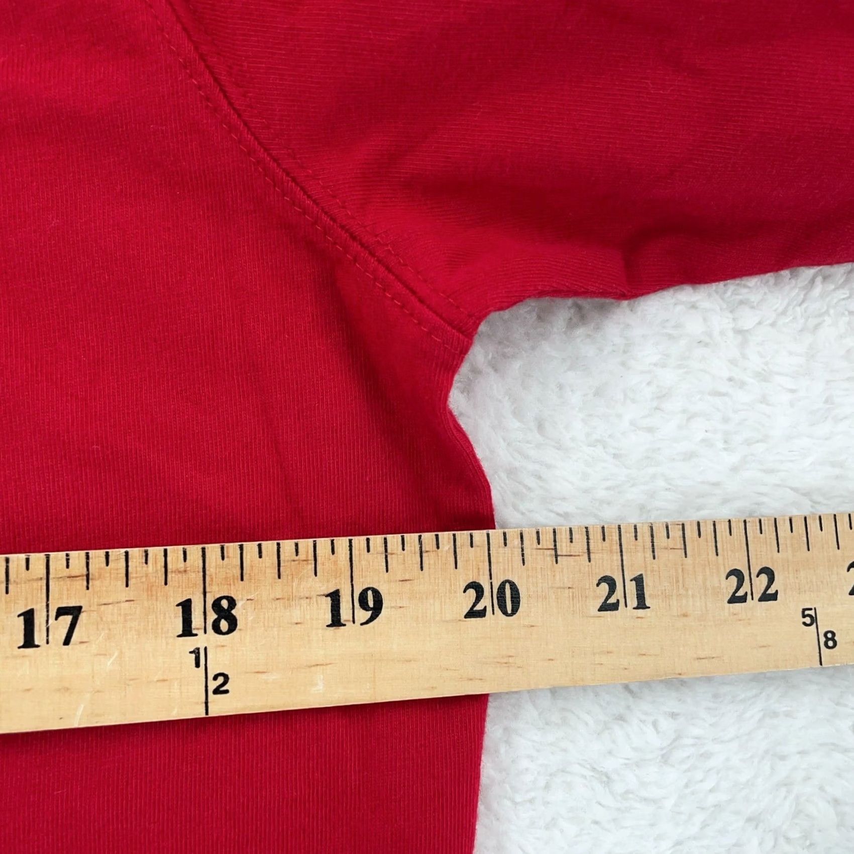 Vintage L.L. Bean L/S T Shirt Mens Medium Nautical Red Spell Out Snow Camping Mountains Shirt Mens Medium Red Outdoor Graphic Print Crew Neck Size US M / EU 48-50 / 2 - 6 Thumbnail