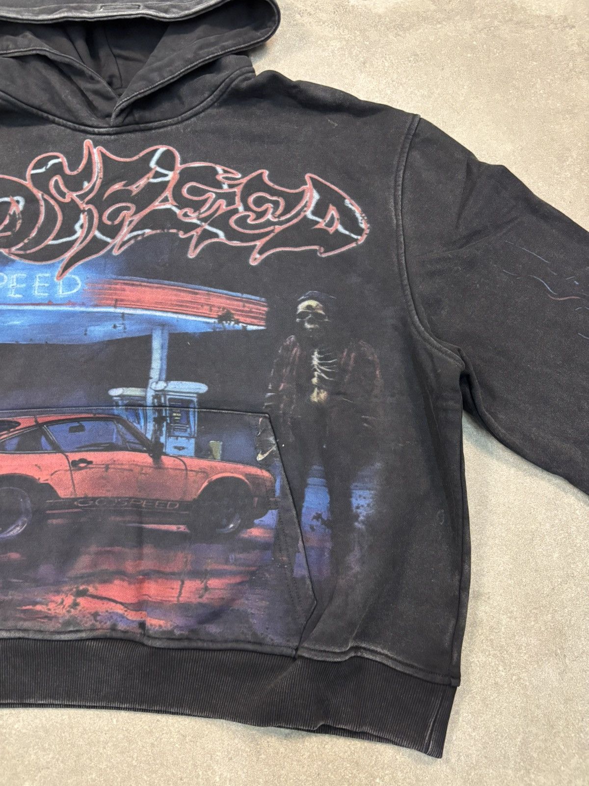 Godspeed Godspeed Pitstop Hoodie, Washed Black Size US XL / EU 56 / 4 - 15 Thumbnail