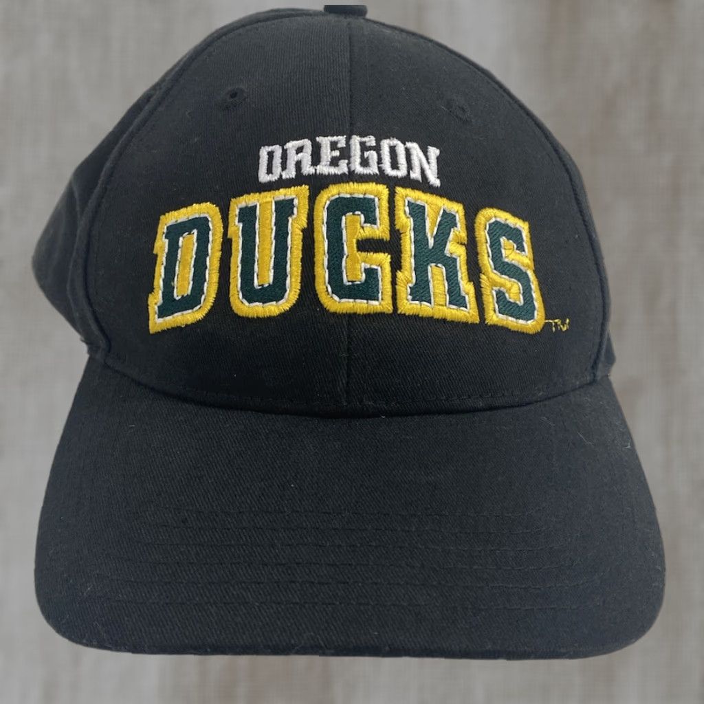 Vintage Richardson Oregon Ducks Hat Adjustable Black Green Yellow Baseball Cap Men Adjustable Cap Size ONE SIZE - 1 Thumbnail