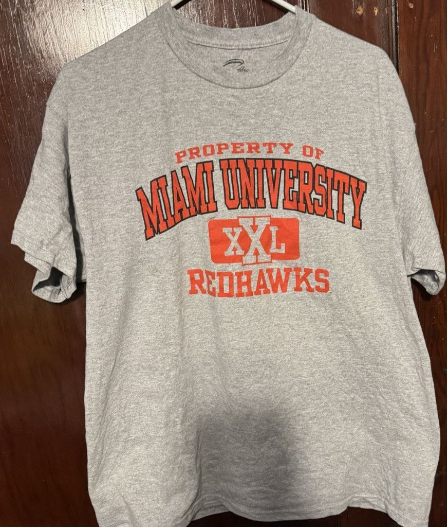 Carrera Miami (OH) Redhawks T-Shirt Gray NCAA Men's Size L Size US L / EU 52-54 / 3 - 1 Thumbnail