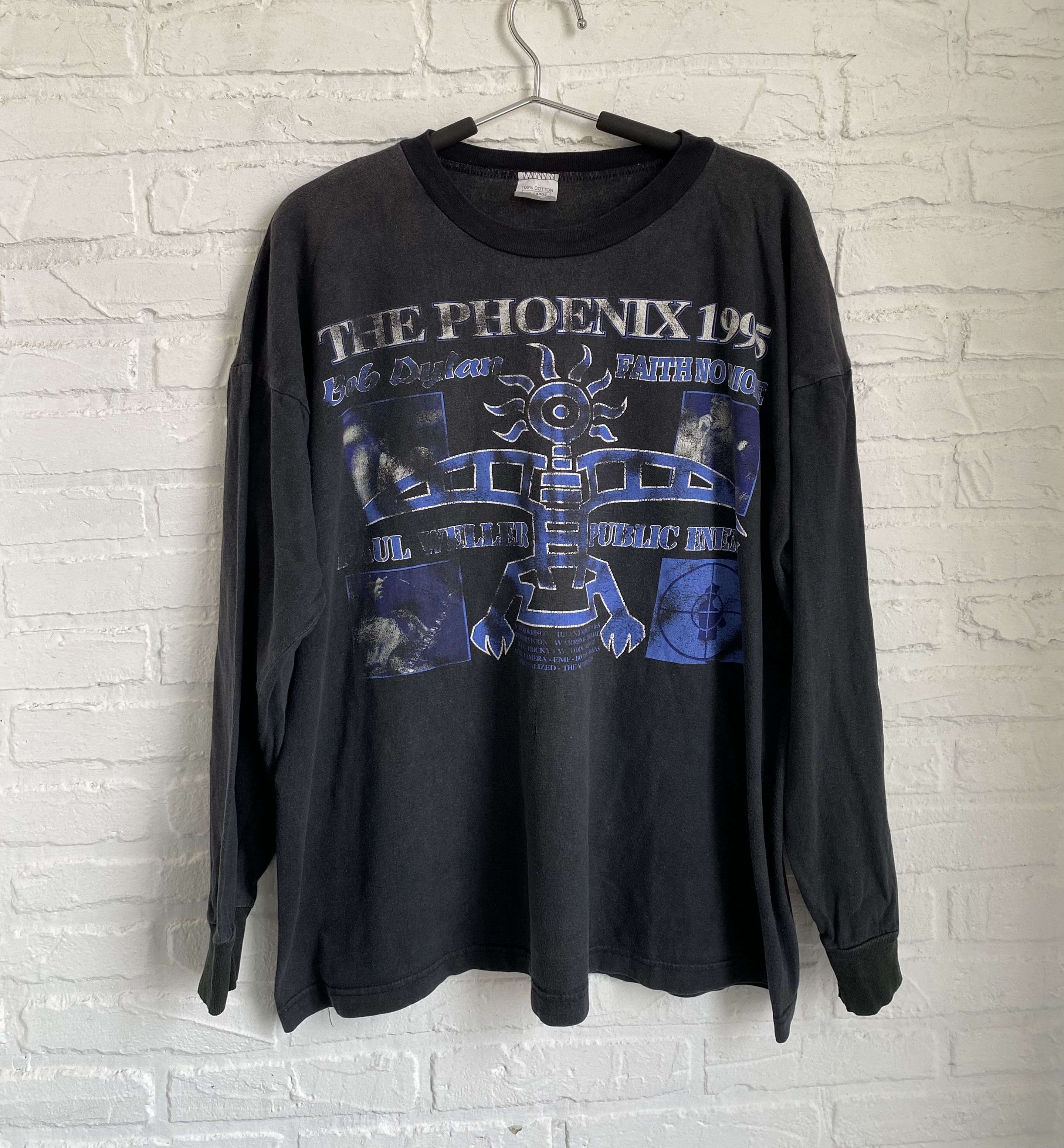 Band Tees × Vintage RARE Vintage The Phoenix 1995 Festival Long sleeve t-shirt Size US L / EU 52-54 / 3 - 1 Thumbnail
