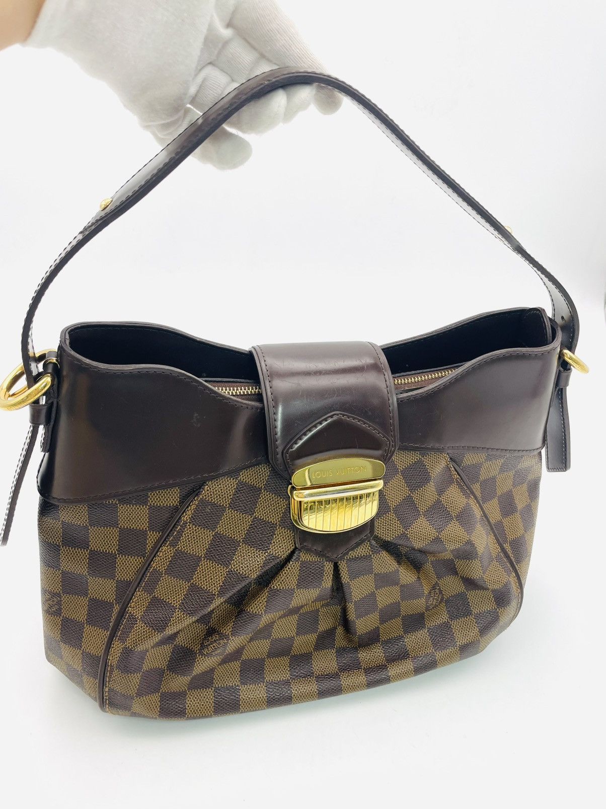 Louis Vuitton Sistina MM Handbag damier ebene Shoulder N41541 Size ONE SIZE - 1 Thumbnail