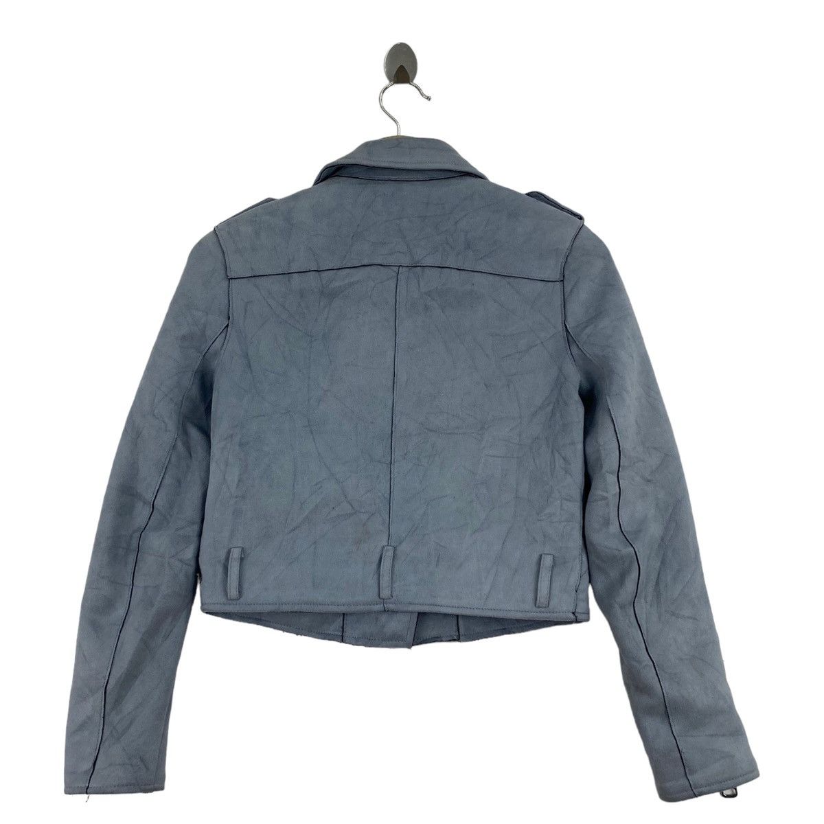 Zara ZARA BASIC Outerwear Perfecto Multi Pockets Motorcycle Grey Size US XS / EU 42 / 0 - 4 Thumbnail