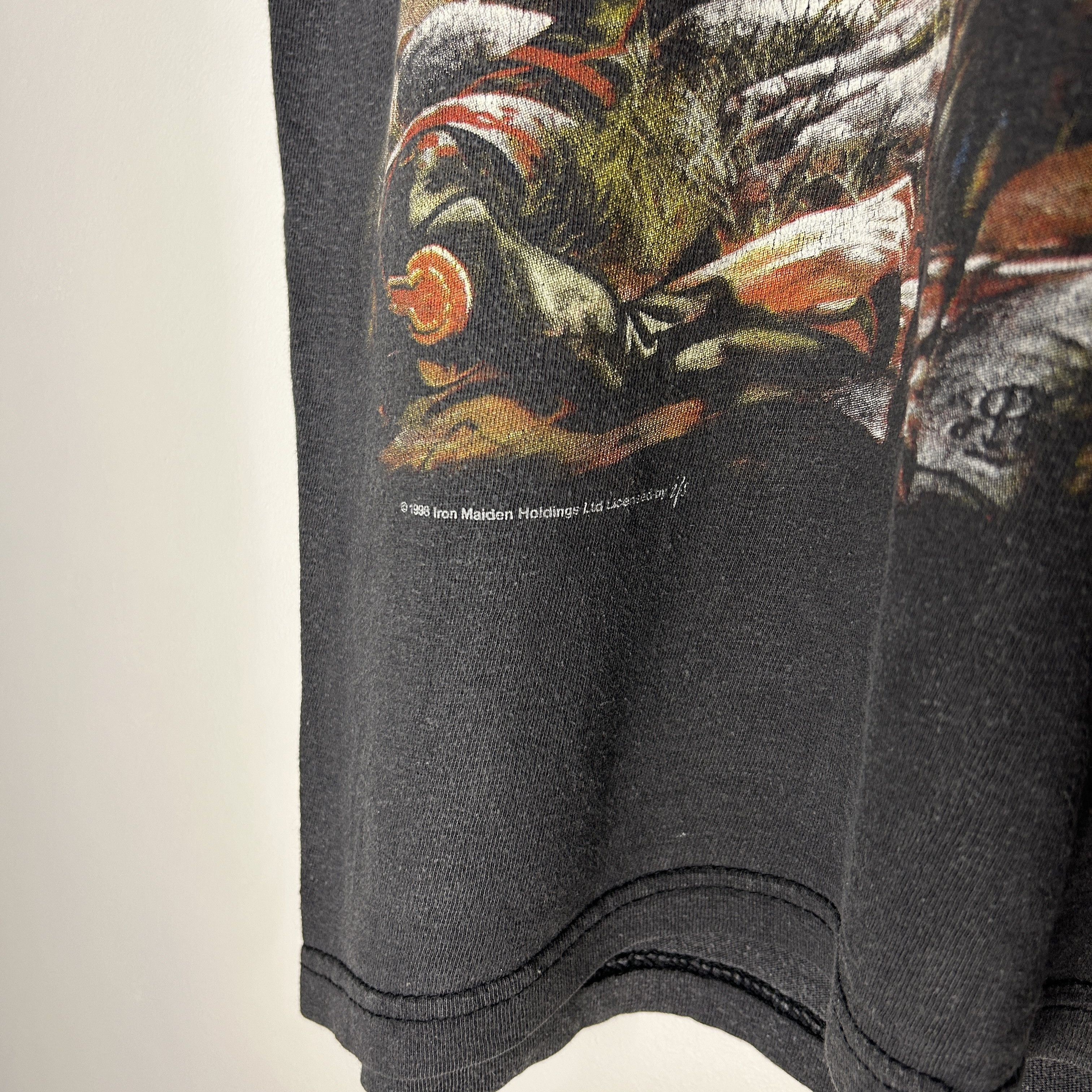 Band Tees Vintage Iron Maiden The Trooper 1998 Band T-shirt Size US M / EU 48-50 / 2 - 5 Thumbnail