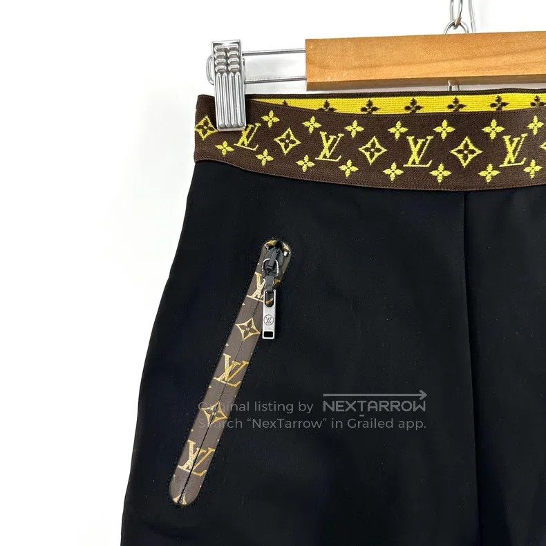 Louis Vuitton Louis Vuitton Black stretch five-point cycling pants Size US 36 / EU 52 - 4 Thumbnail