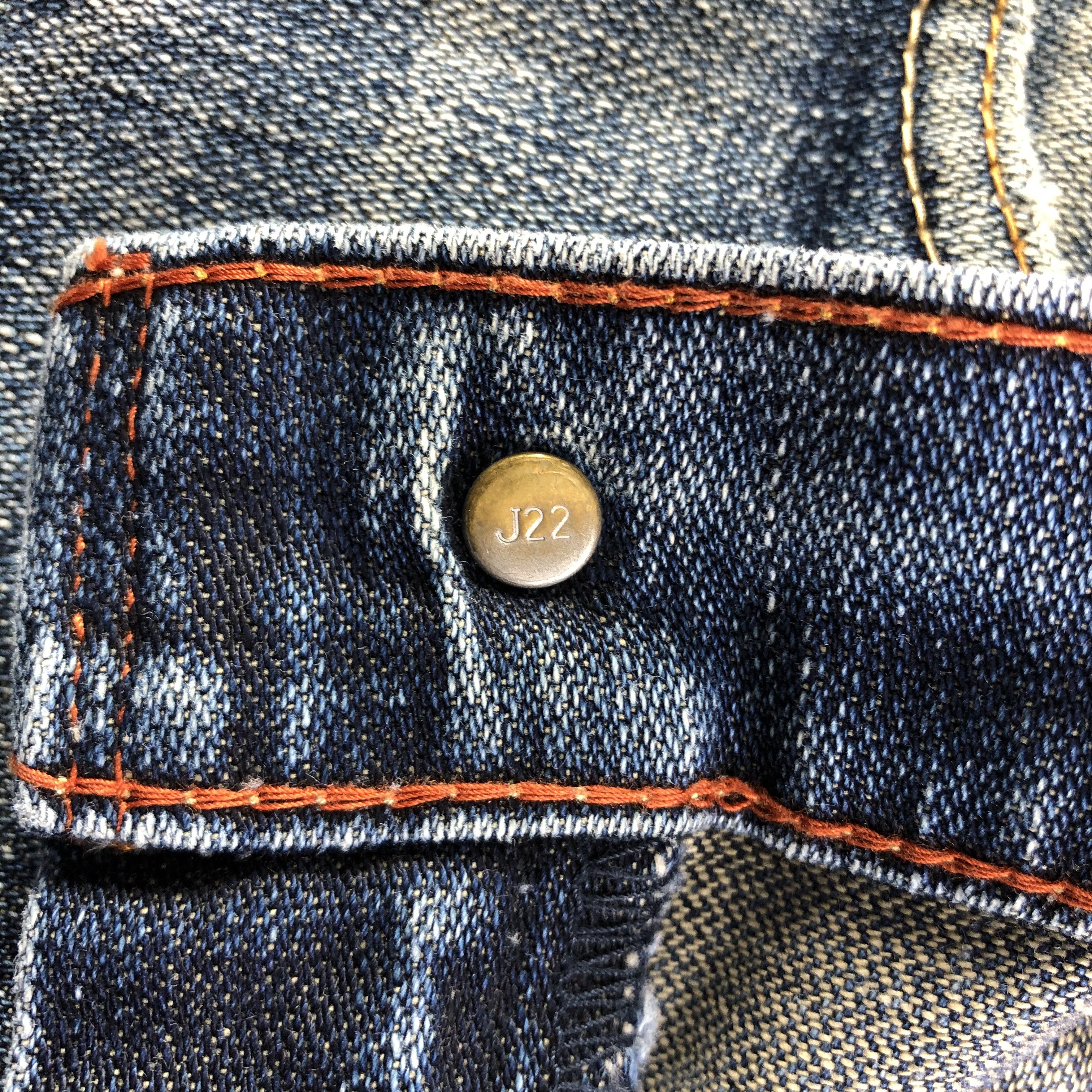 Levi's Vintage Levis 606 Jeans Faded Blue Denim KJ2297 Size US 29 - 9 Thumbnail