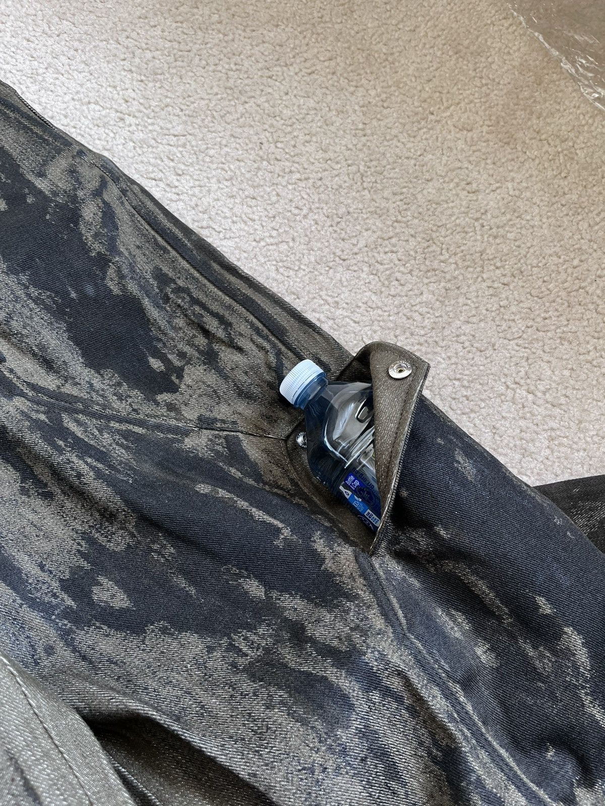 Japanese Brand OPPOSE DUALITY 10 POCKET PANEL DENIM TROUSERS (DIRT GREEN) Size US 32 / EU 48 - 9 Thumbnail