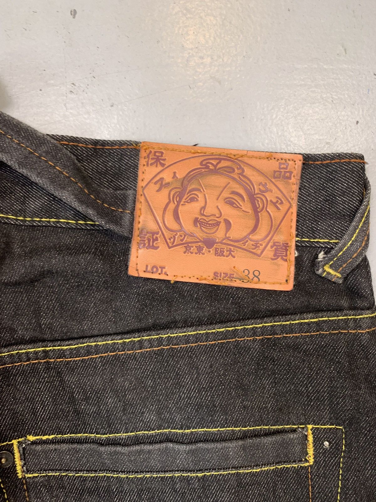 Vintage Vintage Evisu inspired diecock seagull printed denim Size US 36 / EU 52 - 5 Thumbnail