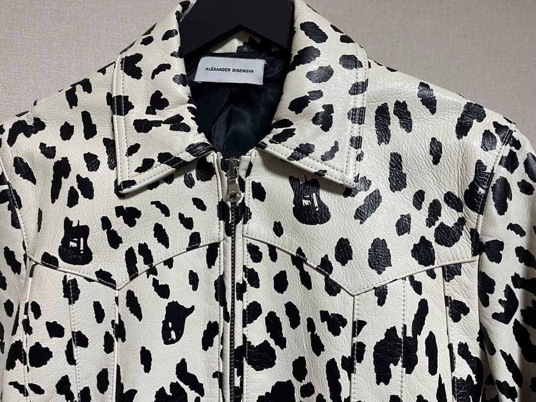 ALEXANDER DIGENOVA Snow Leopard Leather Jacket Size US S / EU 44-46 / 1 - 2 Thumbnail