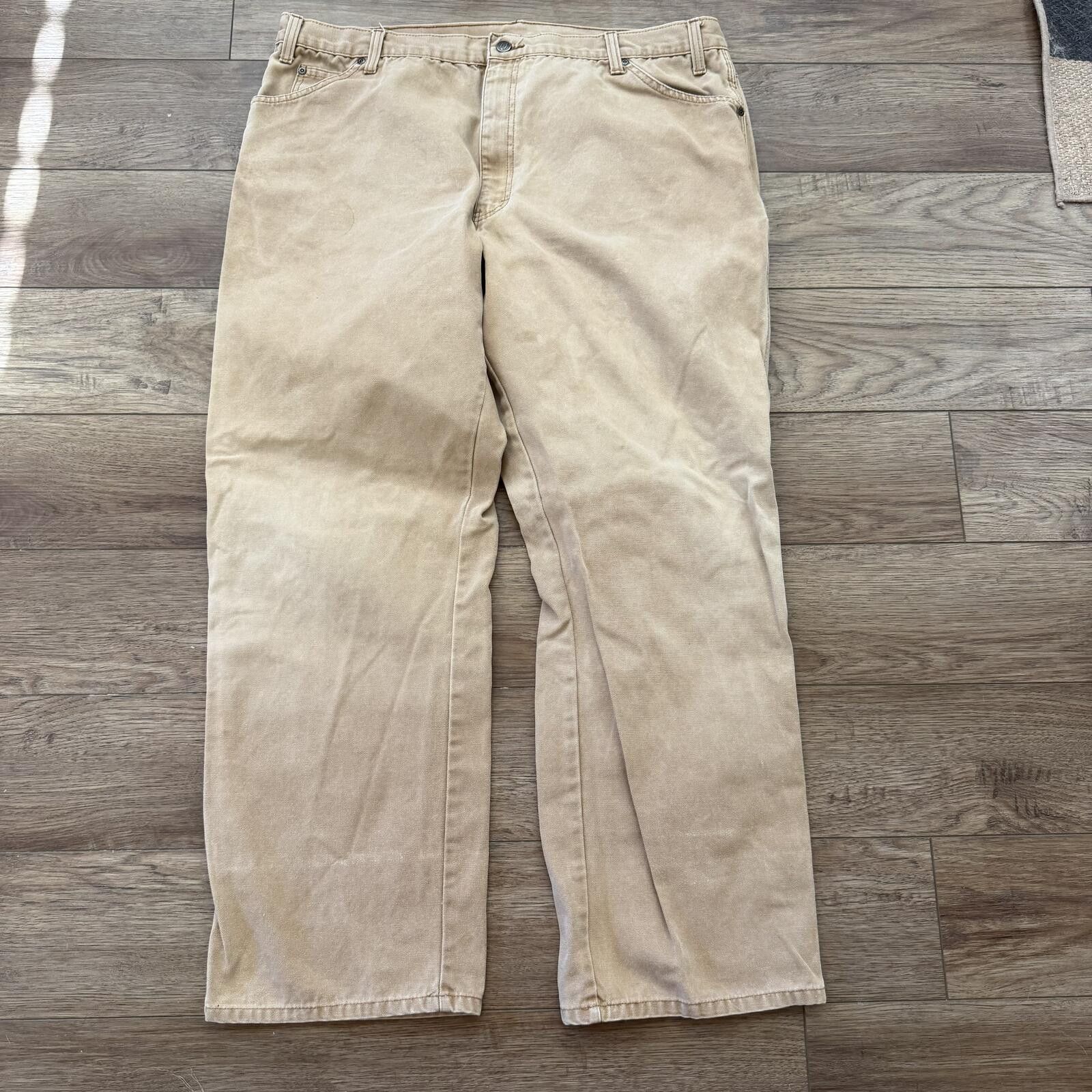 Dickies Vintage Dickies Tan Carpenter Pants Workwear Grunge Y2K Size US 42 / EU 58 - 2 Thumbnail