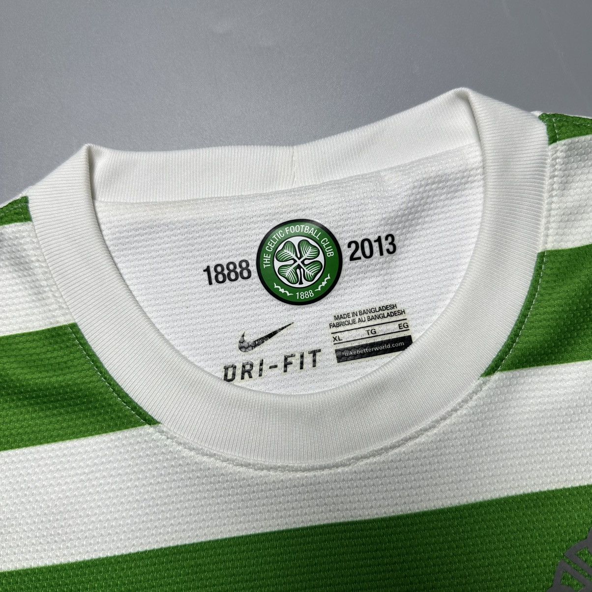 Nike CELTIC NIKE 2012/2013 FOOTBALL HOME PLAYER ISSUE JERSEY Size US XL / EU 56 / 4 - 6 Thumbnail