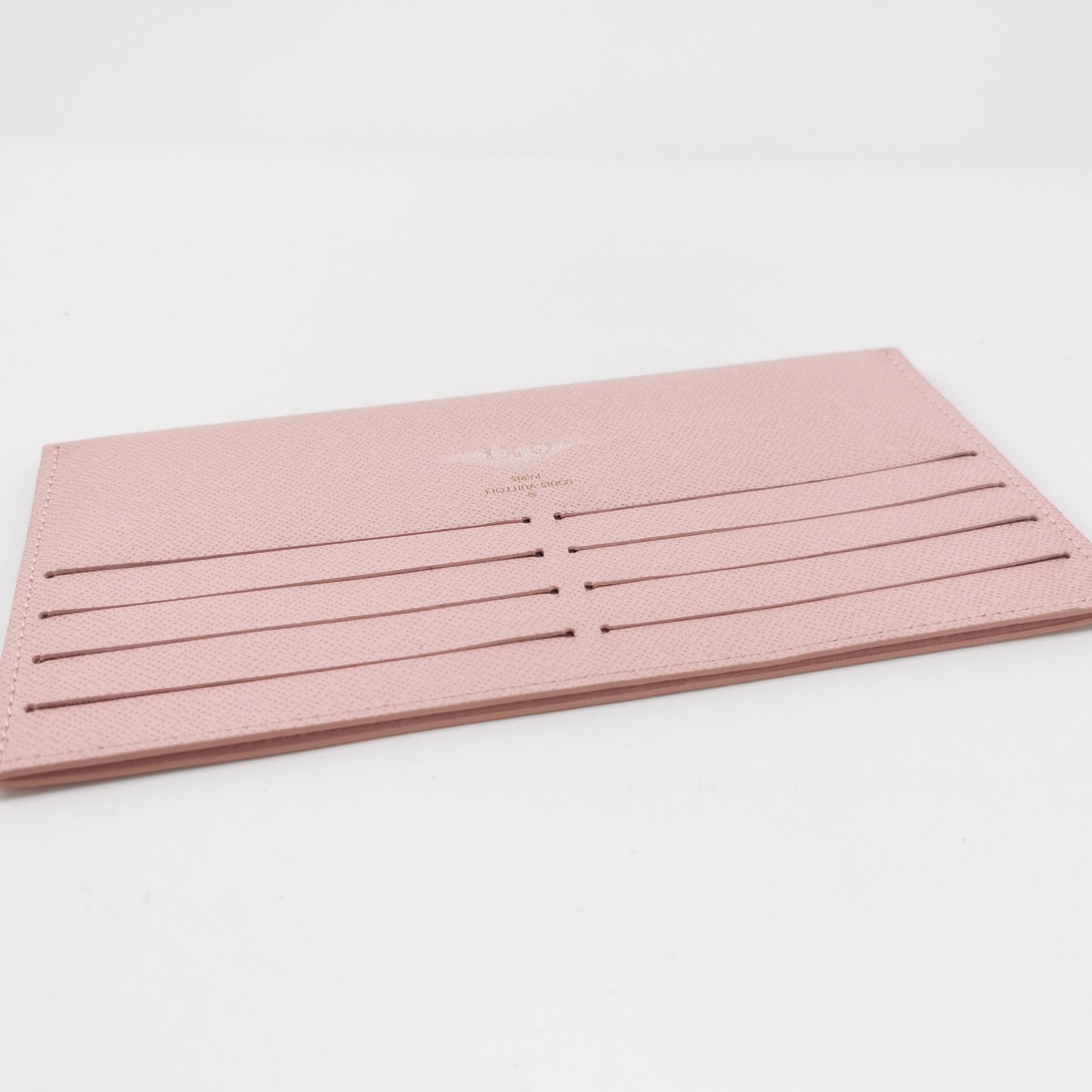 Louis Vuitton Louis Vuitton (LV) Cowhide Solid Color Simple Card Holder - Size ONE SIZE - 5 Thumbnail