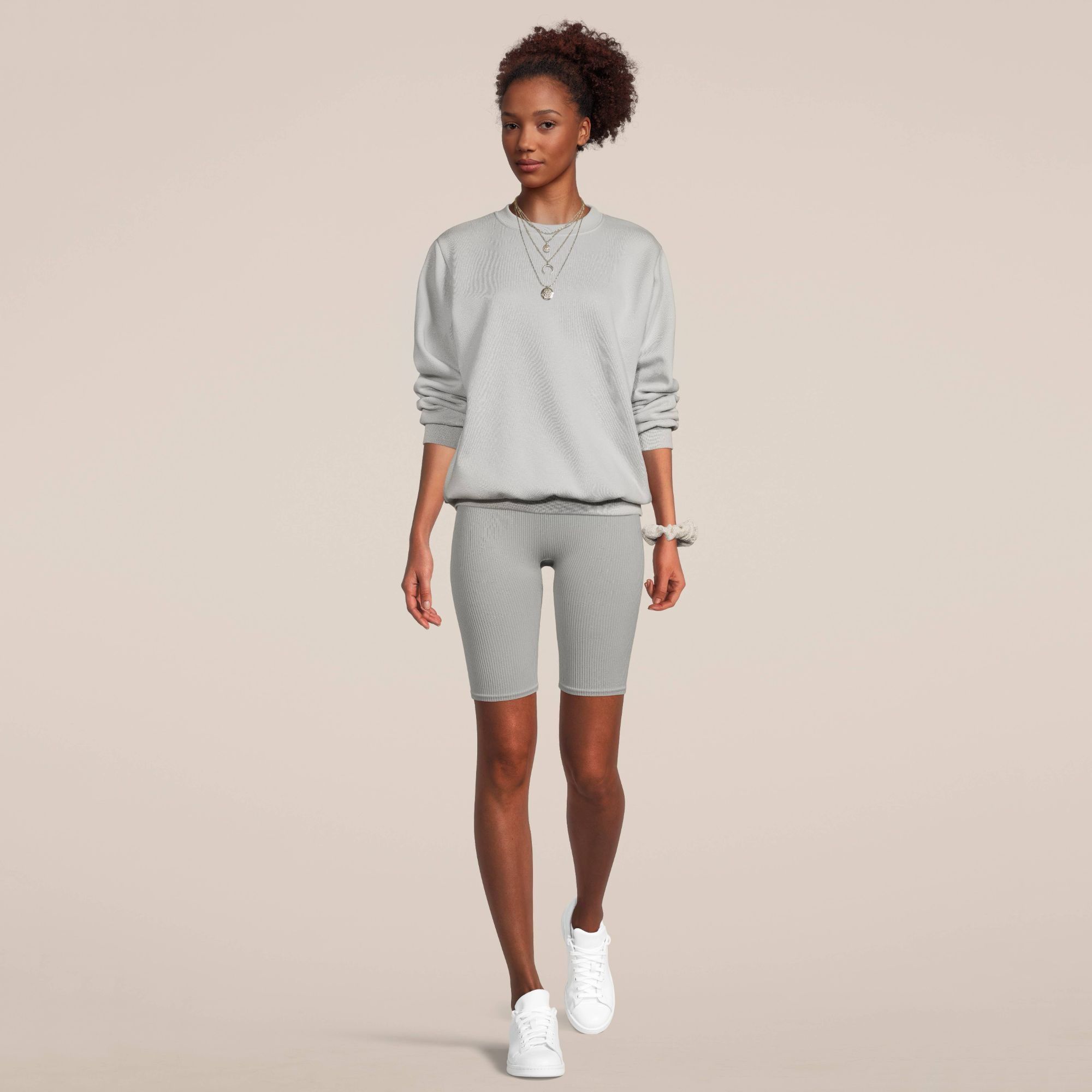 Other La Speedy Gray Crewneck Sweatshirt S Polyester Cotton Blend Size S / US 4 / IT 40 - 6 Thumbnail