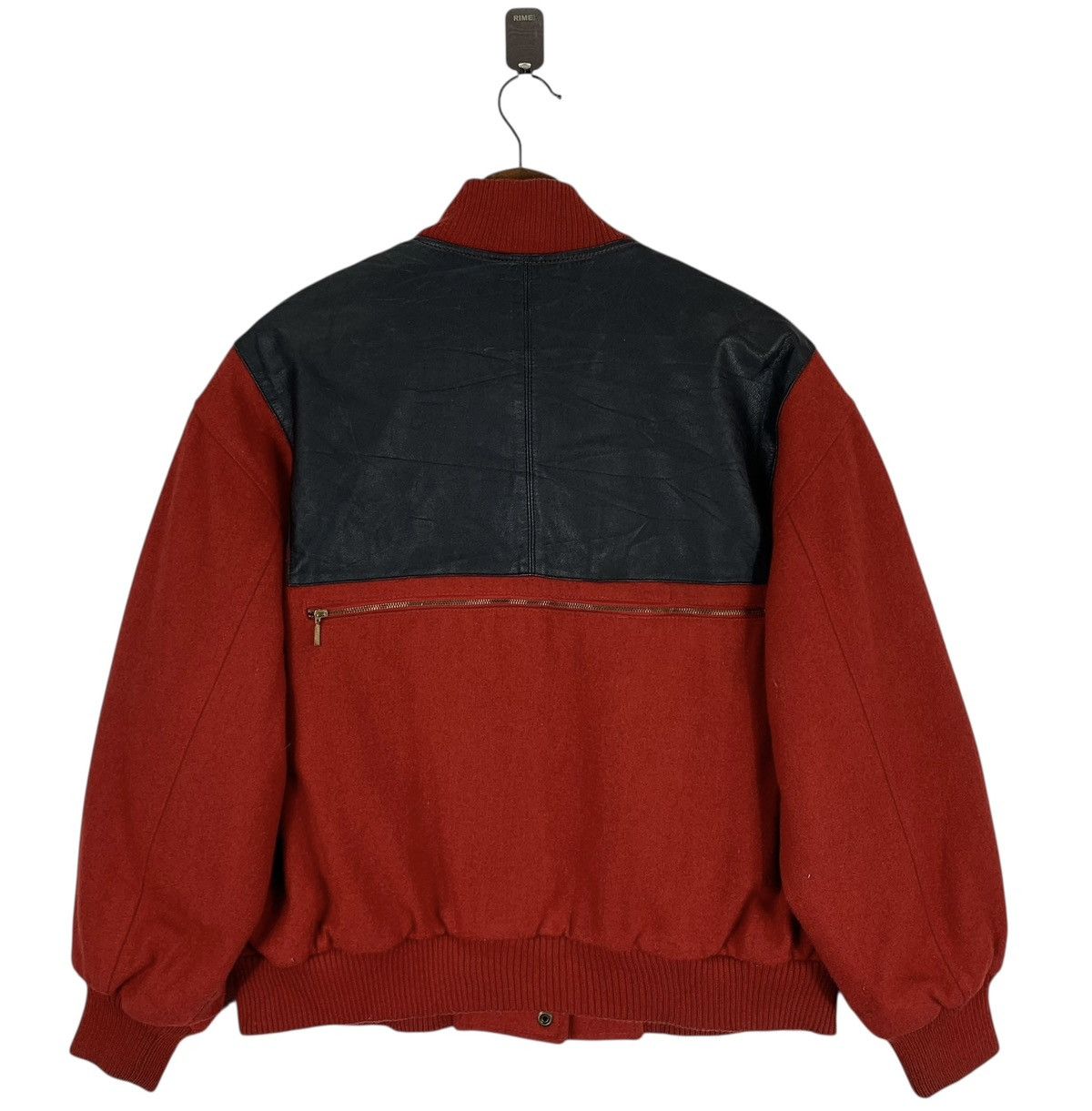 Vintage Vintage Varsity Wool Leather Bomber Jacket Size US M / EU 48-50 / 2 - 6 Thumbnail