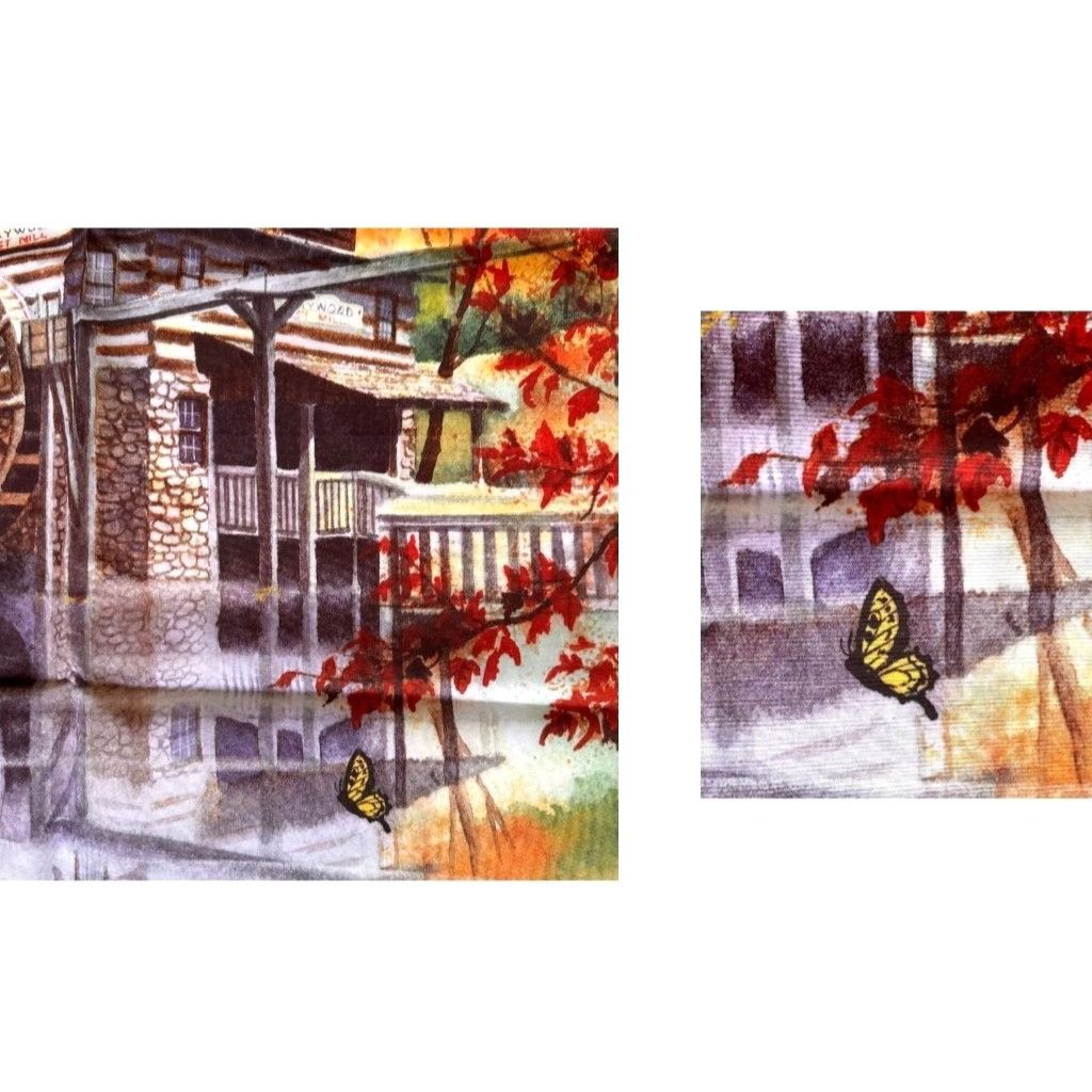 Evergreen Dollywood Grist Mill House Flag Evergreen 37 in x 26 in Ten Size ONE SIZE - 8 Thumbnail