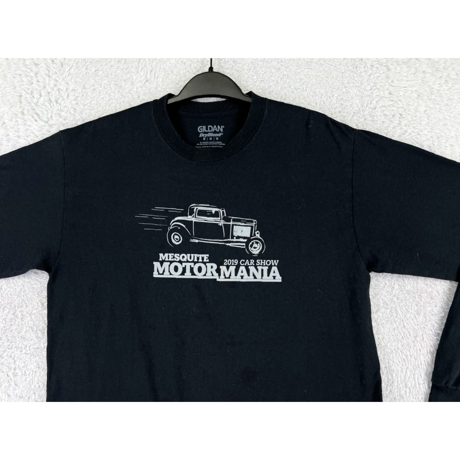 Vintage Mesquite Motor Mania Shirt Mens Medium Black 2019 Car Show Nevada Long Sleeve Size US M / EU 48-50 / 2 - 5 Thumbnail