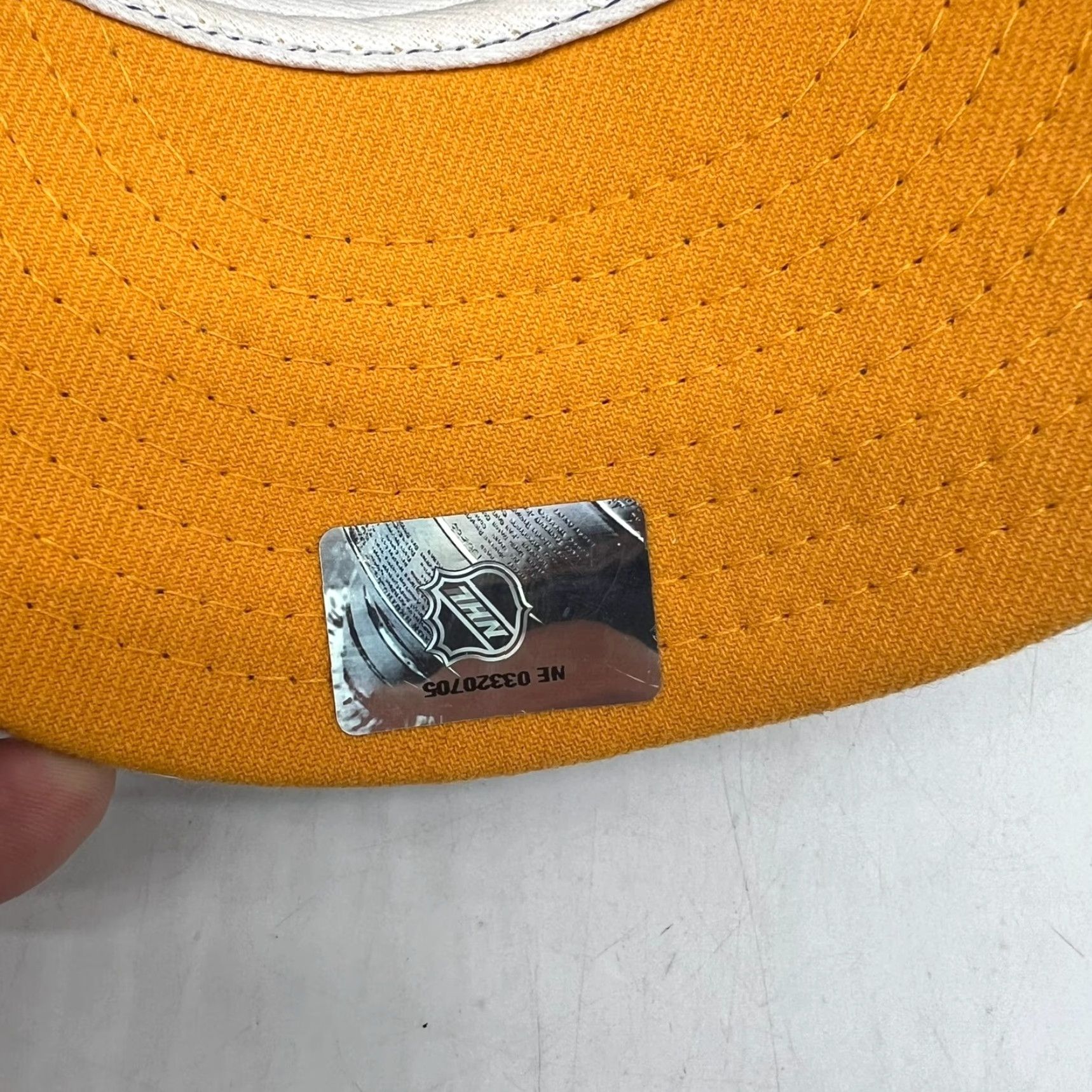 New Era VINTAGE New Era Buffalo Sabres Hat Baseball Cap Fitted 7 3/8 Blue Canvas 90s Retro Sports Men Size ONE SIZE - 5 Thumbnail
