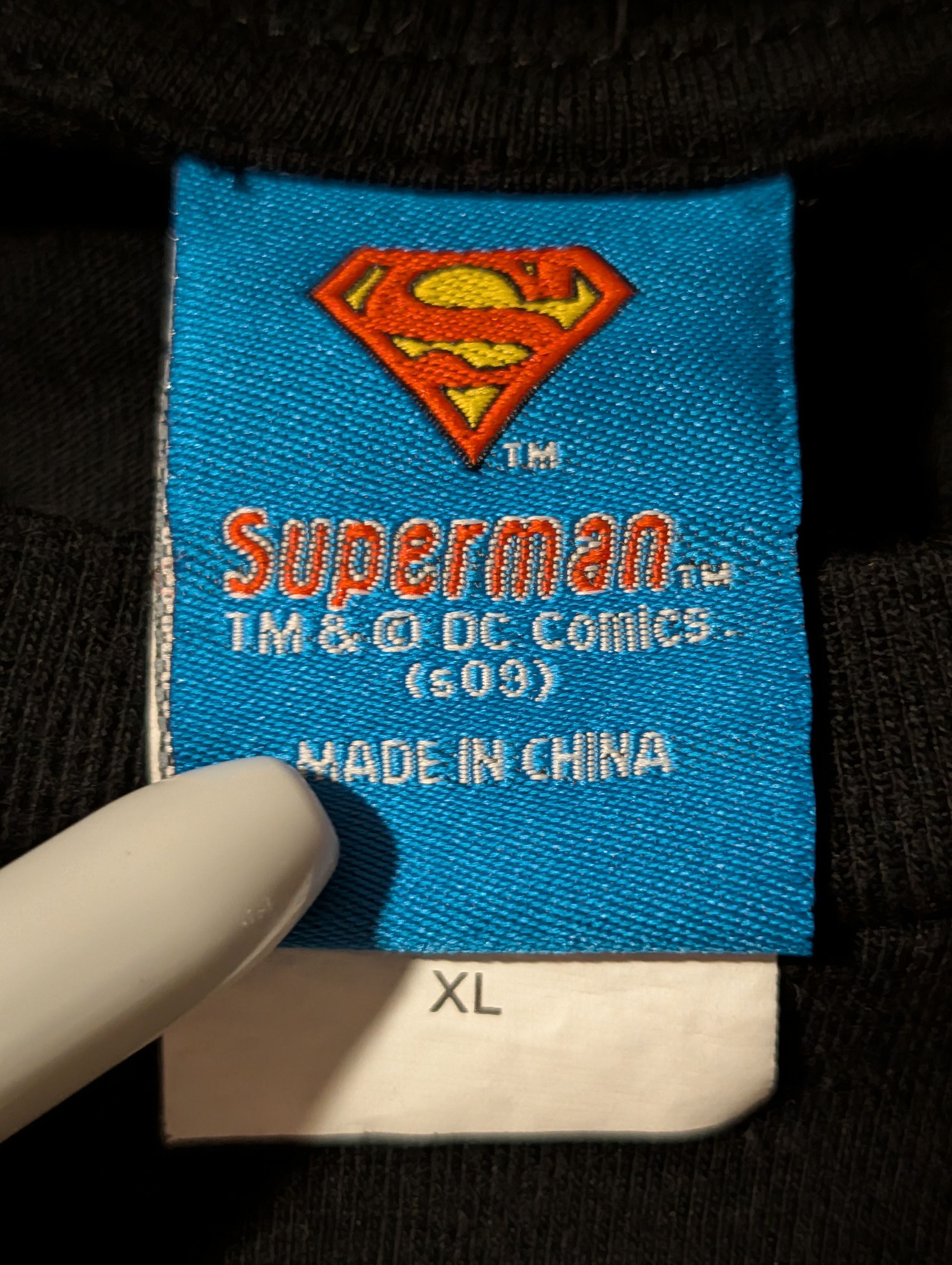 DC Comics Vintage 2009 Superman DC Comics T Shirt Thermal Sleeves Size US XL / EU 56 / 4 - 3 Thumbnail