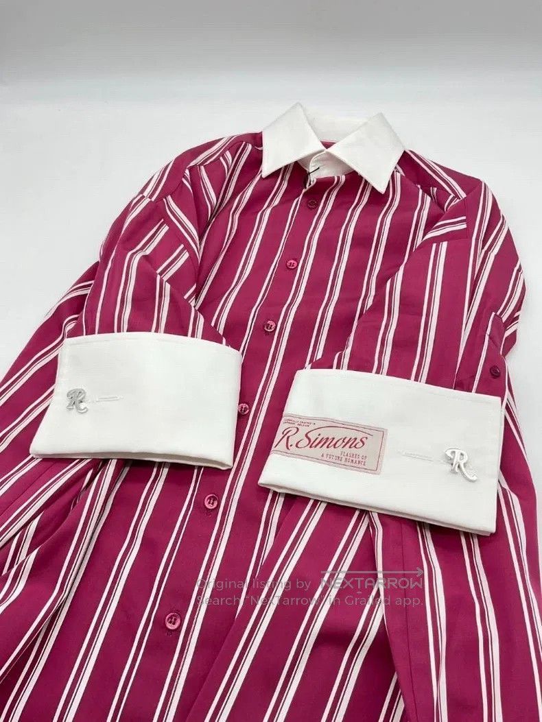 Raf Simons Raf Simons 22ss sleeve label silver buckle plaid short tee Size US S / EU 44-46 / 1 - 4 Thumbnail