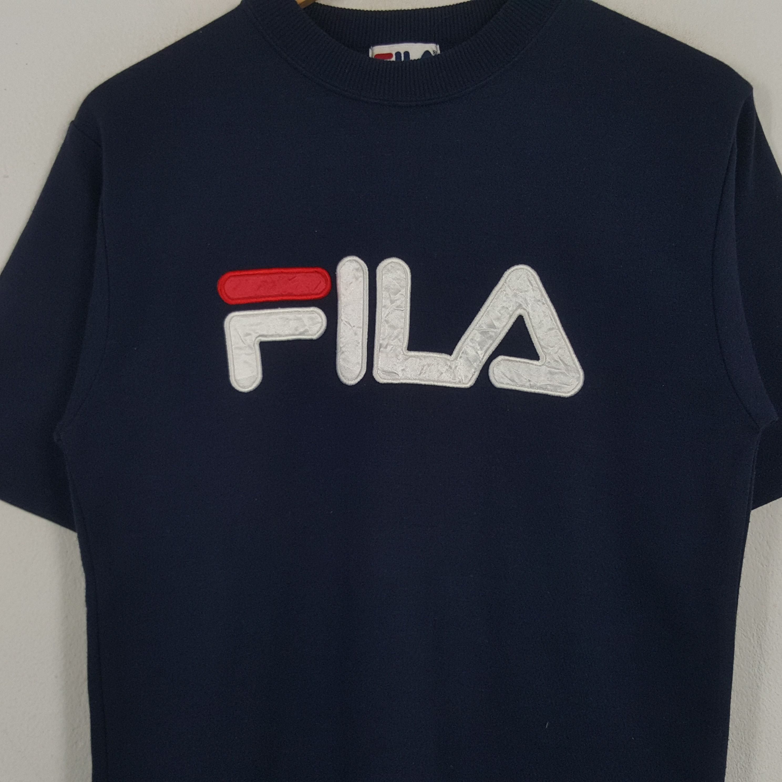 Fila × Vintage Vintage Fila Italian Brand Patchwork Logo Tshirt Size US M / EU 48-50 / 2 - 2 Thumbnail
