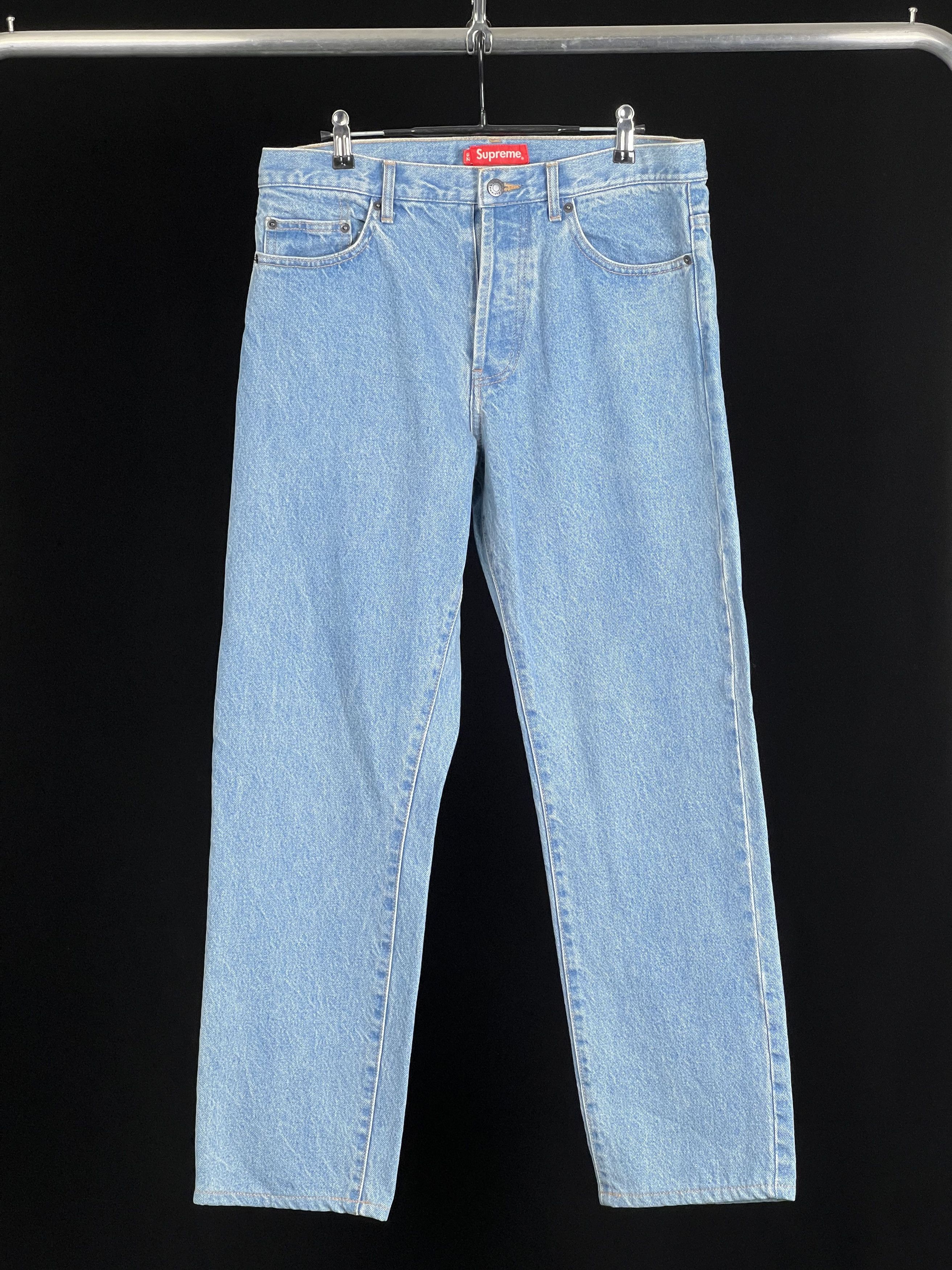 Supreme Brand New Supreme Stone Washed Slim Jeans SS23 | Grailed Supreme Brand New Supreme Stone Washed Slim Jeans SS23 | Grailed