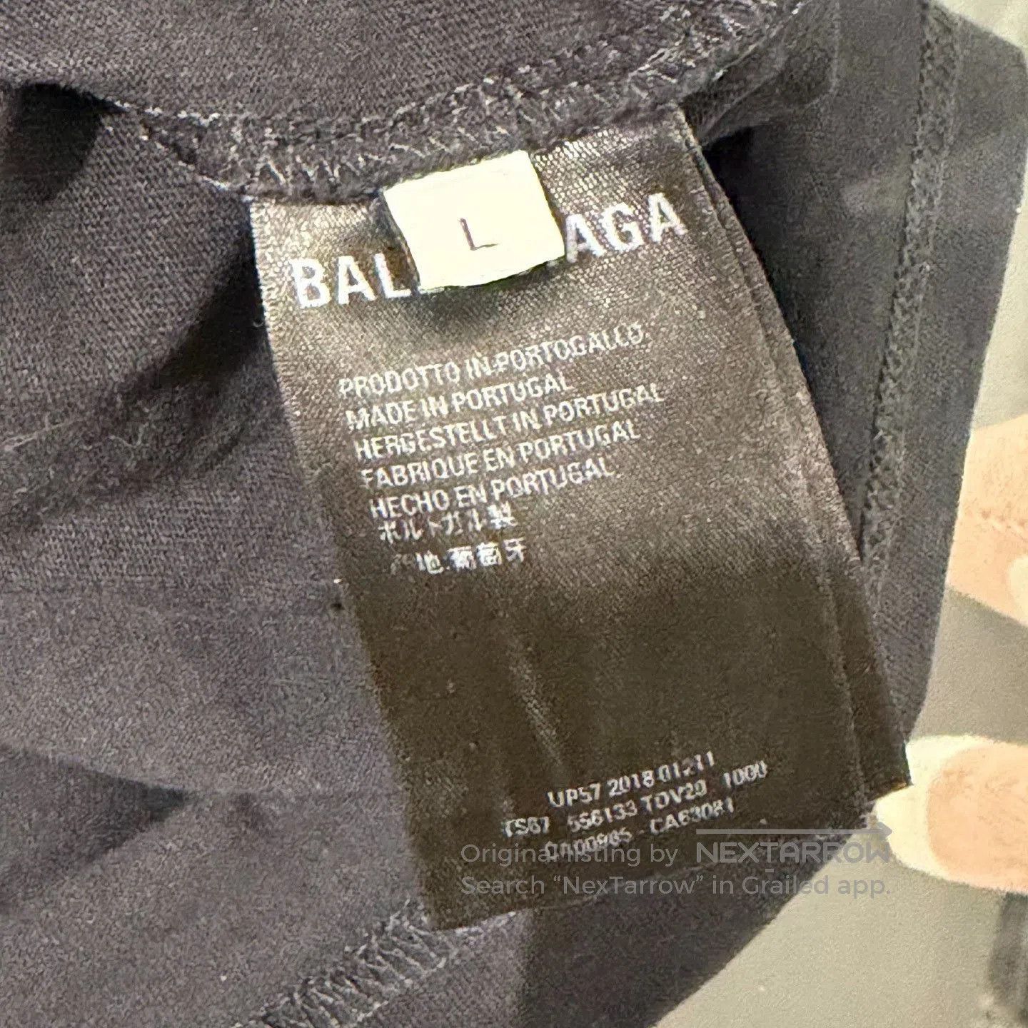 Balenciaga Balenciaga Tech Short Sleeve T-Shirt. Size US L / EU 52-54 / 3 - 3 Thumbnail