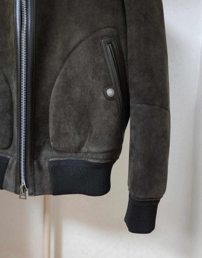 Tom Ford o1sm1stk0824 Suede Mustang Jacket in Dark Brown Size US M / EU 48-50 / 2 - 3 Thumbnail