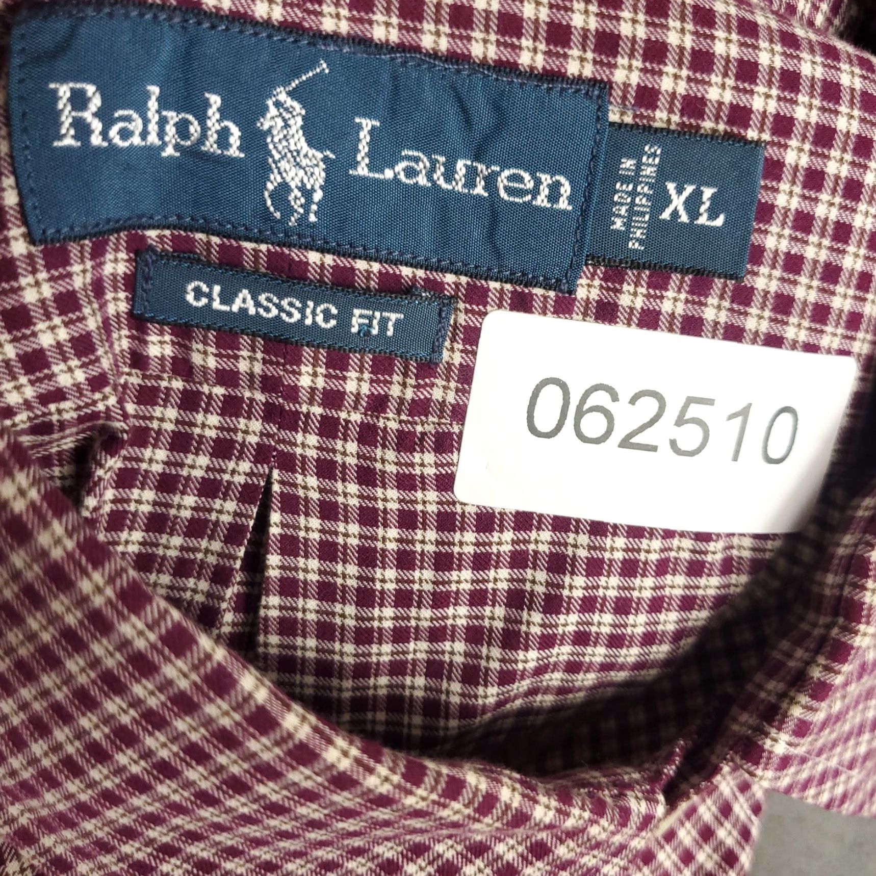 Ralph Lauren Ralph Lauren Shirt Adult XL Red Plaid Pony Button-Up Long Sleeve Mens Size US XL / EU 56 / 4 - 8 Thumbnail