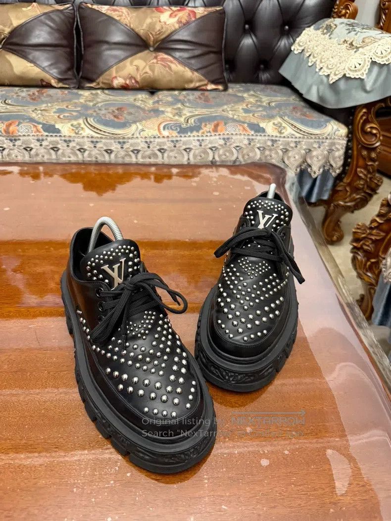 Louis Vuitton Louis Vuitton Heavy Industry Tangerine Design Tongue Metal Size US 5.5 / EU 38 - 1 Thumbnail