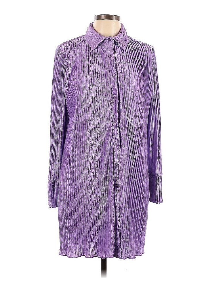 Other Lilac Button Down Shirt Size M / US 6-8 / IT 42-44 - 1 Thumbnail