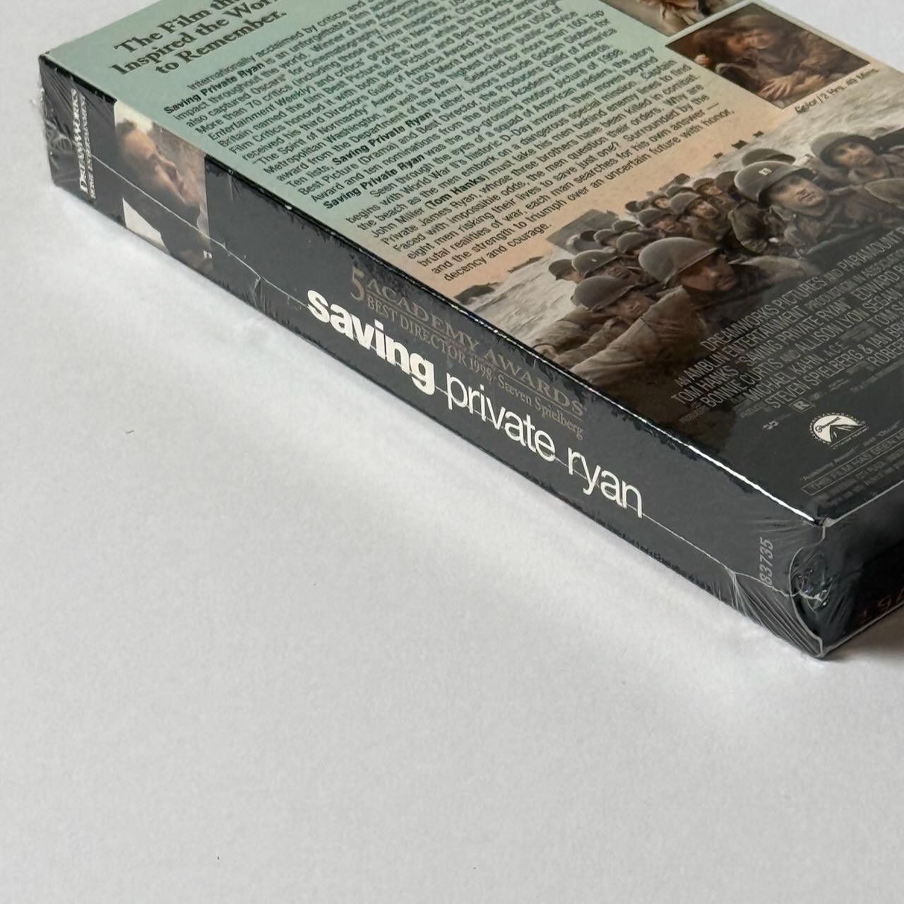 Designer RARE DS Saving Private Ryan SEALED VHS Movie MINT 1999 Size ONE SIZE - 6 Thumbnail