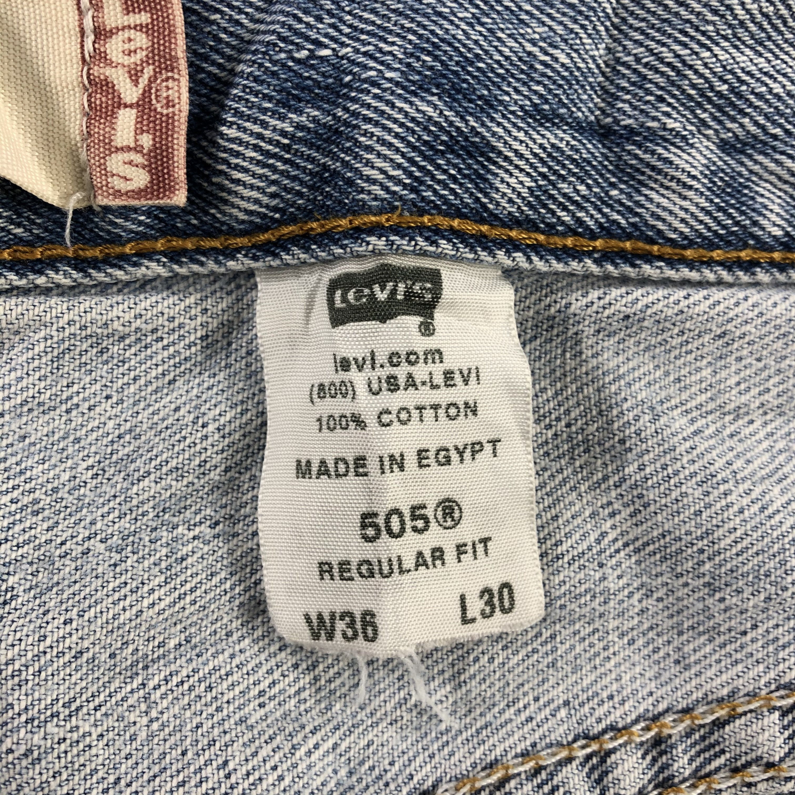 Levi's Vintage Light Wash Levis 505 Jeans-J2438 Size US 36 / EU 52 - 14 Thumbnail