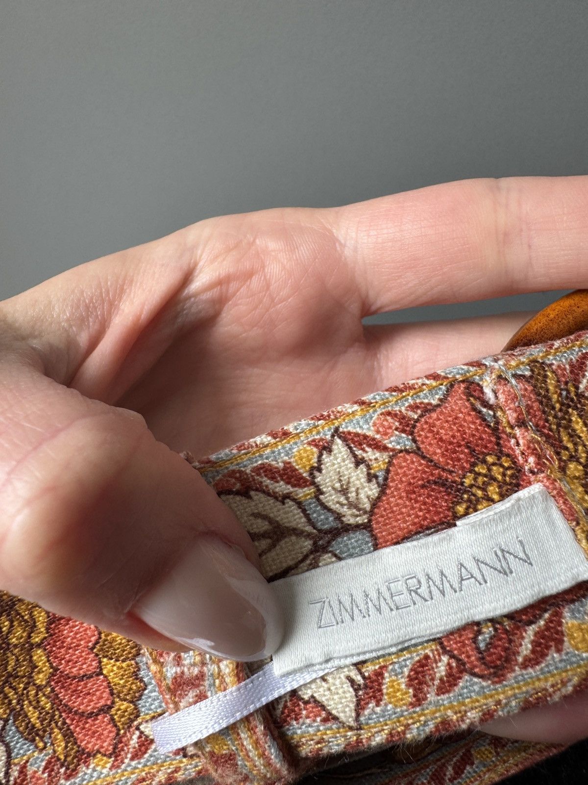 Zimmermann Zimmermann Andie Billow Blouse & Shorts in Dusty Blue Floral Size XS / US 0-2 / IT 36-38 - 13 Thumbnail