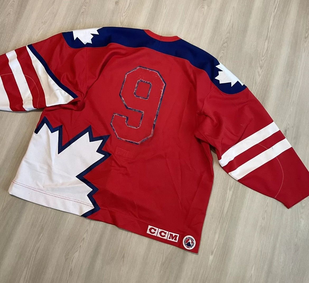 Ccm × NHL × Vintage CCM Team Canada 1996 AHL All-star Hockey Jersey Red 56 Size US XL / EU 56 / 4 - 7 Thumbnail