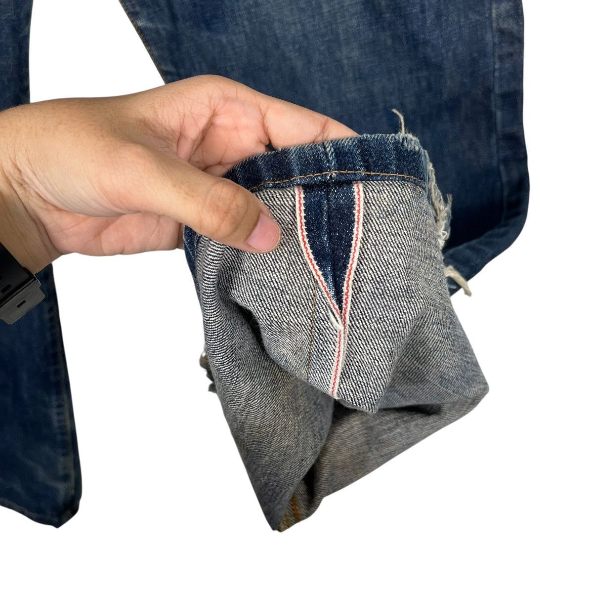 Edwin Vintage Edwin Lot 505 Redline Denim Jean Size US 32 / EU 48 - 12 Thumbnail