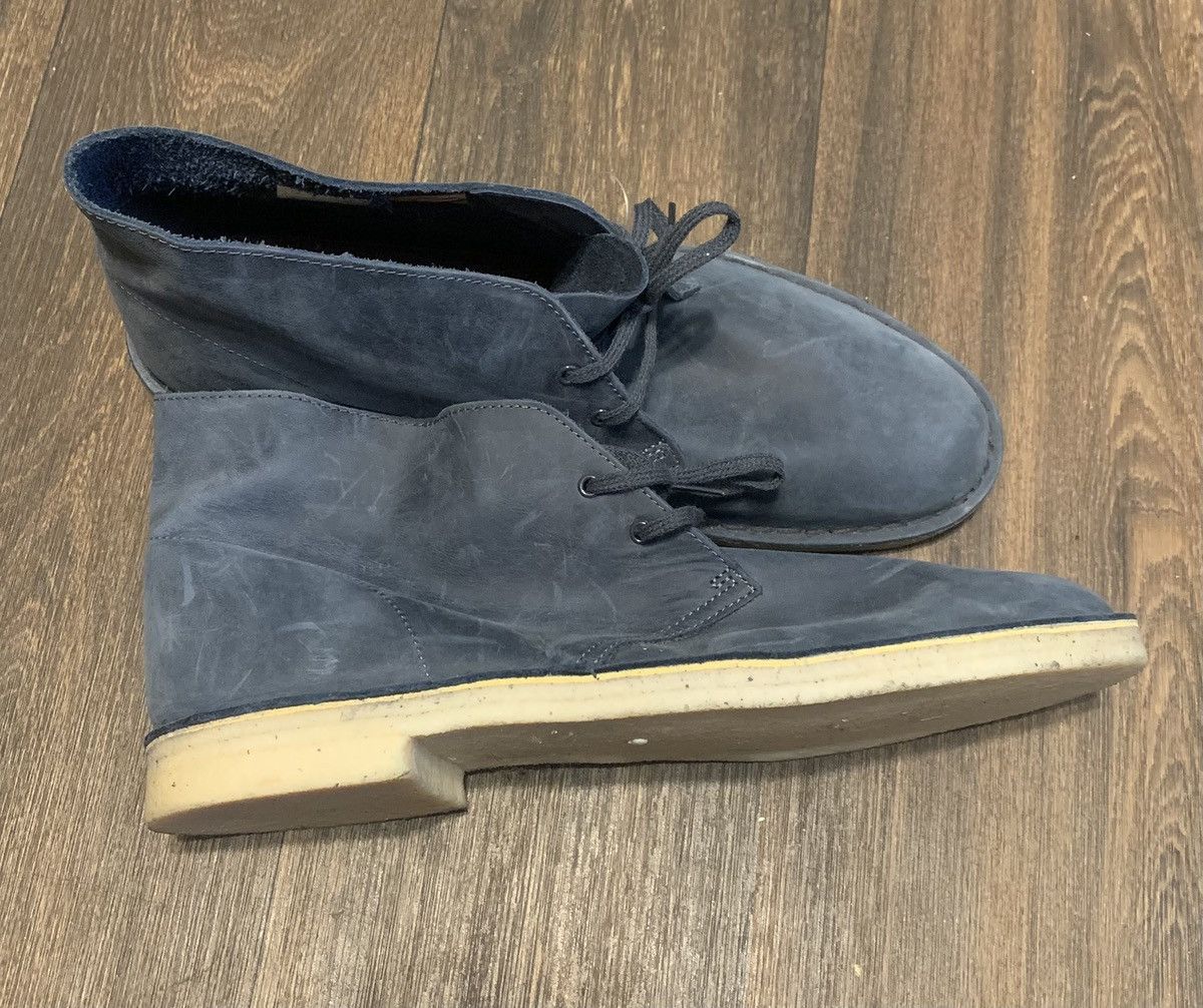 Clarks Clarks Desert Boot 037228100120 Mens Blue Size US 13 / EU 46 - 4 Thumbnail
