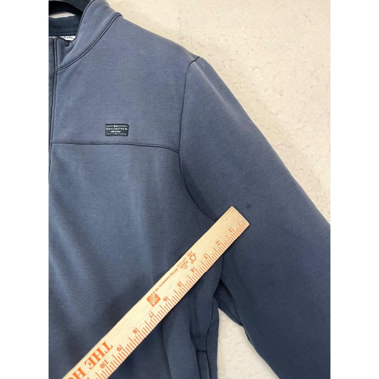 TravisMathew Travis Mathew Jacket Men Large Full Zip Pockets Stretch Stained Sweatshirt Size US L / EU 52-54 / 3 - 7 Thumbnail