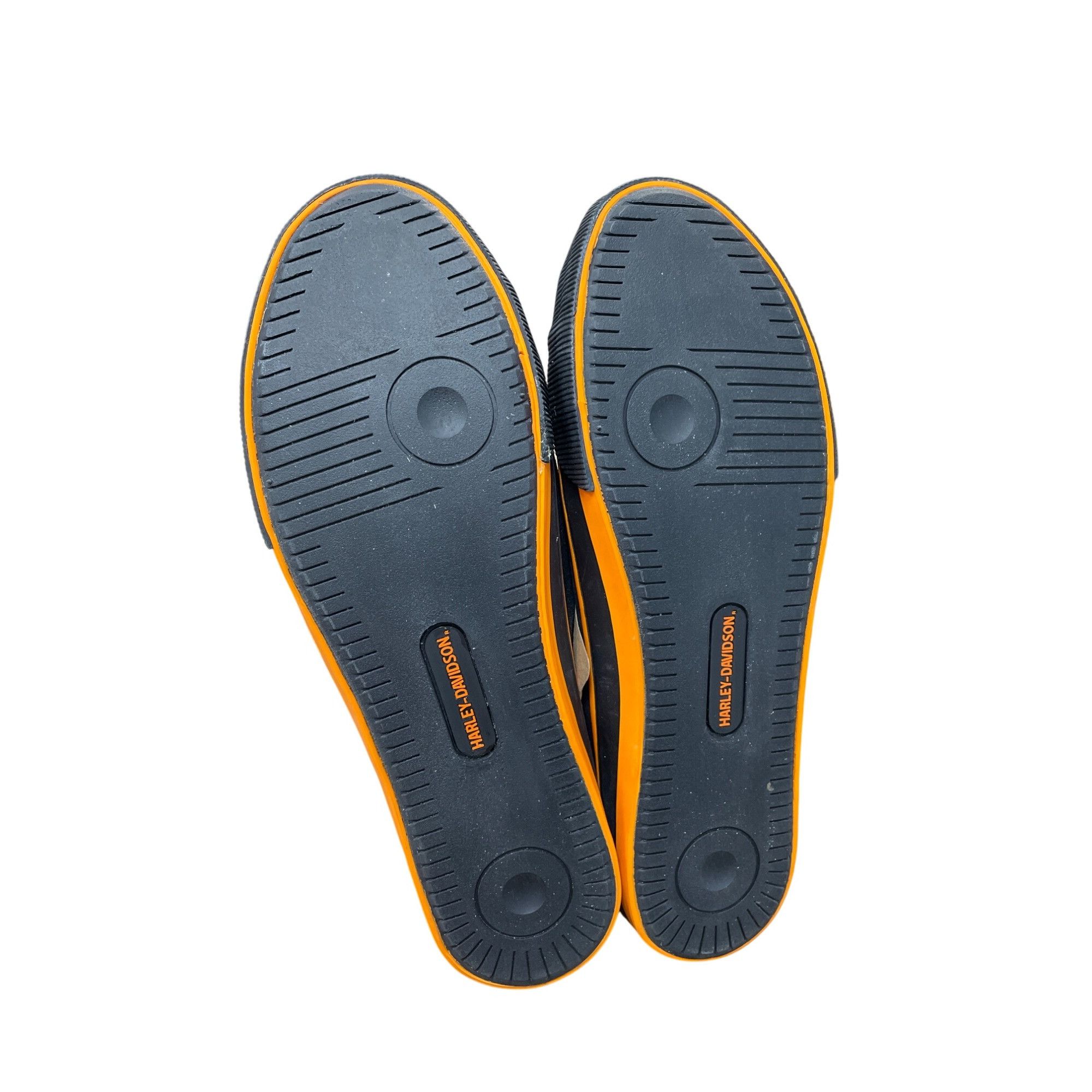 Harley Davidson Harley-Davidson Mens Low-Top Vulcon Black Orange Sneakers Si Size US 13 / EU 46 - 5 Thumbnail