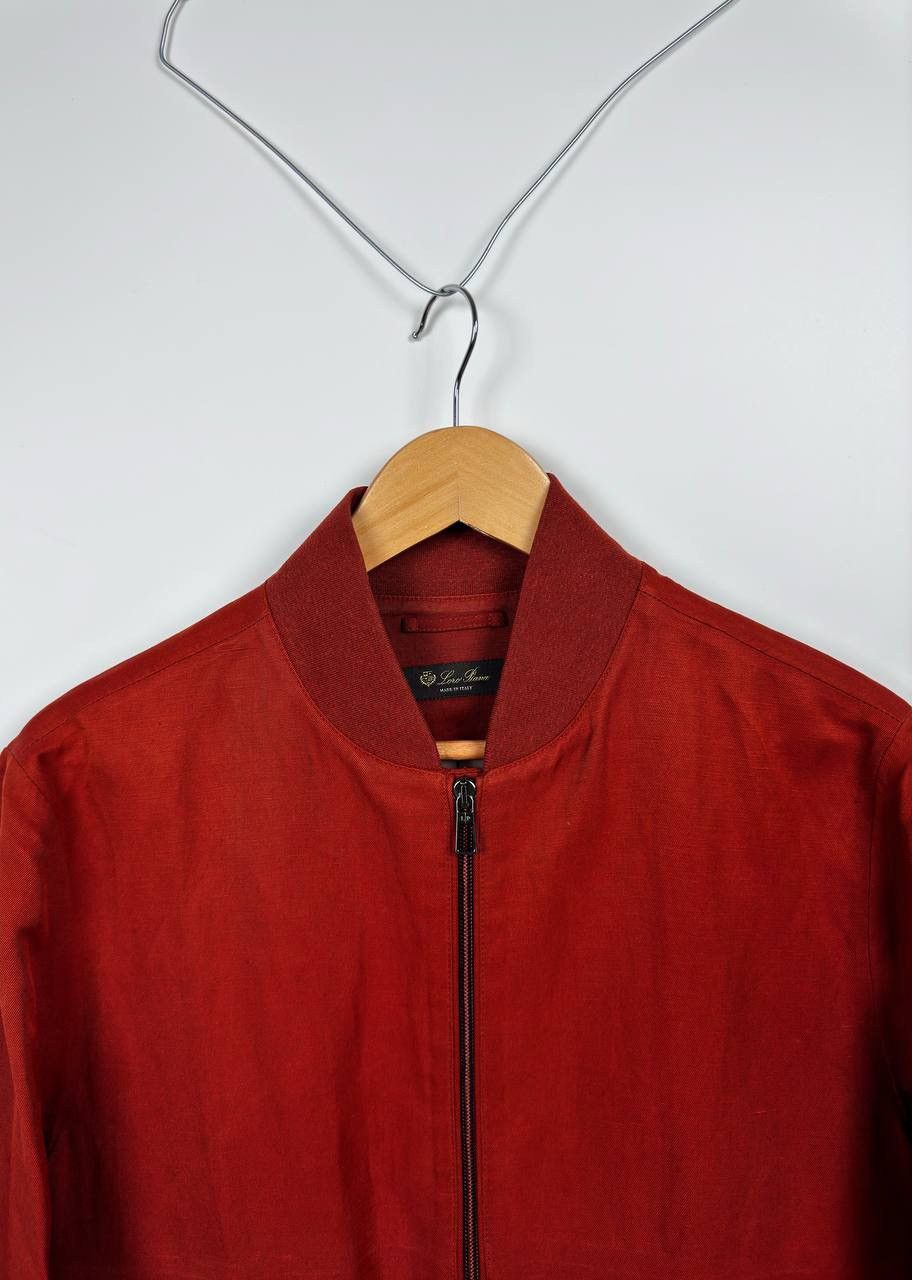 Loro Piana Loro Piana Flax Silk Bomber Jacket Size US XS / EU 42 / 0 - 8 Thumbnail