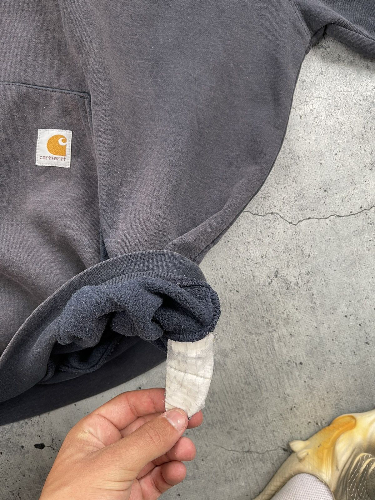 Carhartt CARHARTT Distressed Detroit Big Logo Hoodie Sun-Faded Baggy Size US XL / EU 56 / 4 - 11 Thumbnail