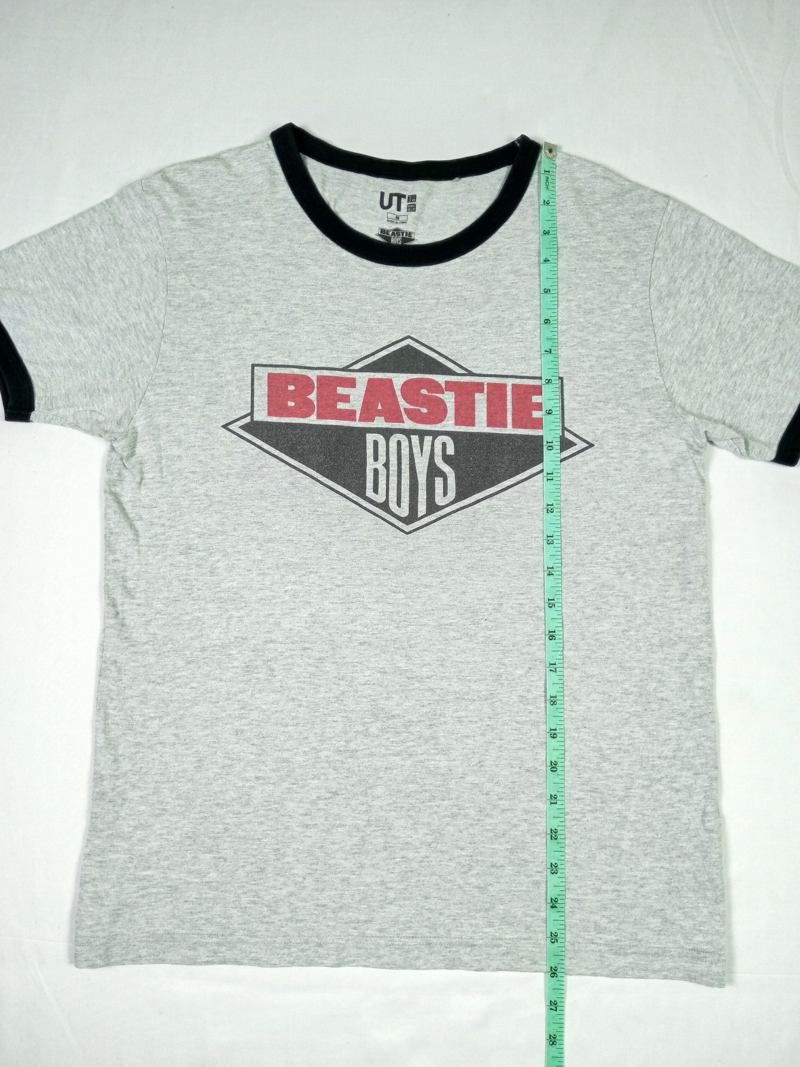 Band Tees Rare Beastie Boy Band X Uniqlo Ringer Tee Size US M / EU 48-50 / 2 - 6 Thumbnail