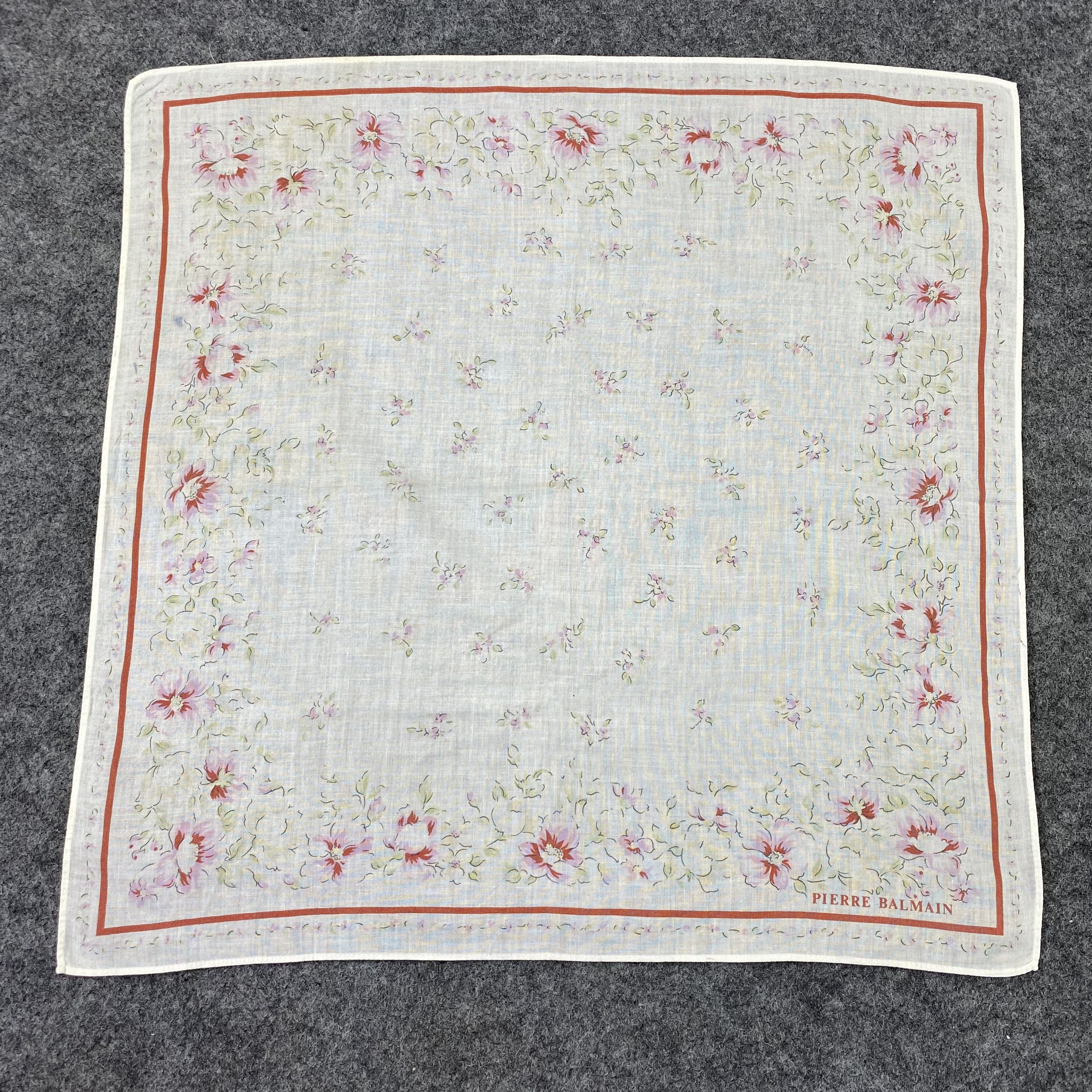 Pierre Balmain Pierre Balmain Handkerchief / Bandana / Neckerchief-B572 Size ONE SIZE - 3 Thumbnail