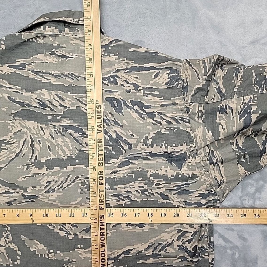 Propper VINTAGE US Air Force ABU Camo Jacket Mens 42L Tiger Stripe Digital Military Coat BDU Size US XS / EU 42 / 0 - 5 Thumbnail