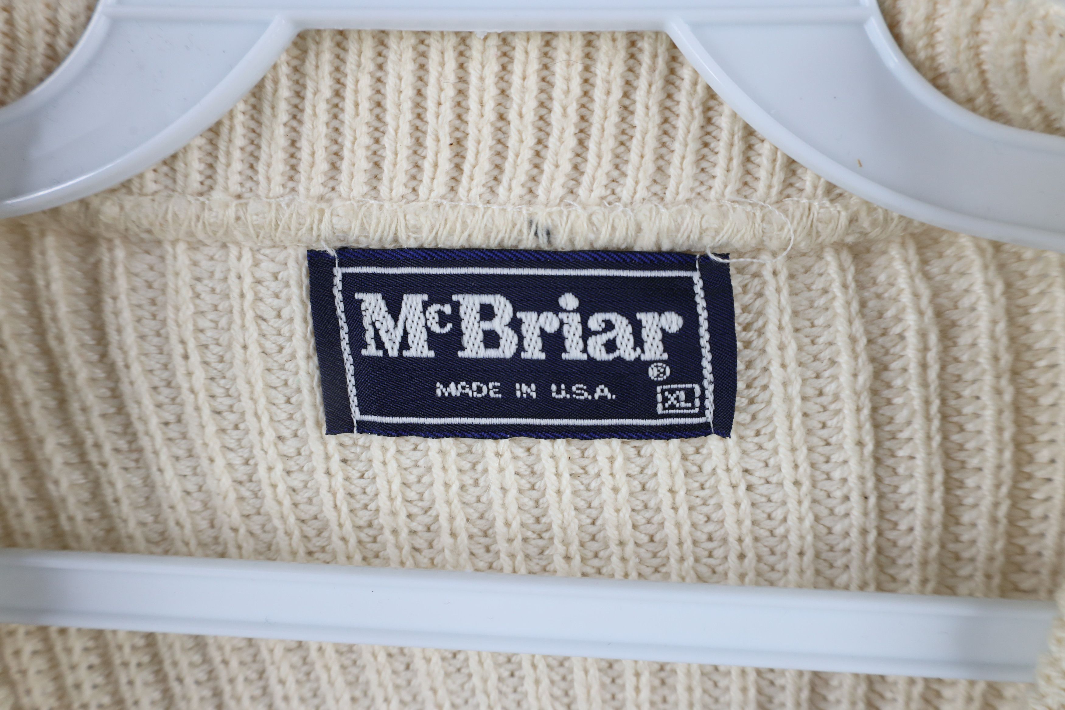 Vintage Vintage 90s Streetwear Monogram Cotton Ribbed Knit Sweater Size US XL / EU 56 / 4 - 8 Thumbnail