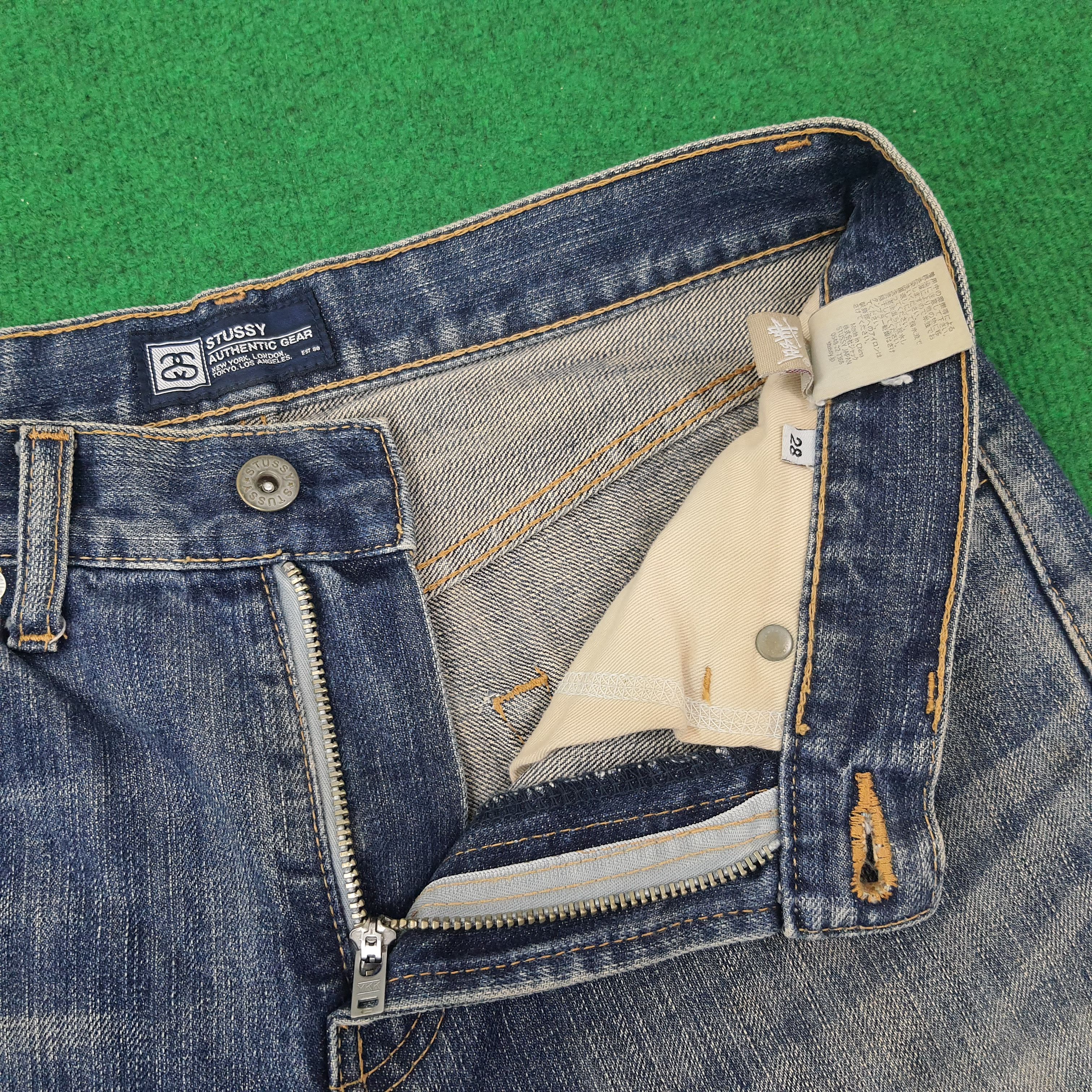 Stussy Vintage Stussy Streetwear Custom Logo Jeans C228N17 Size US 30 / EU 46 - 8 Thumbnail